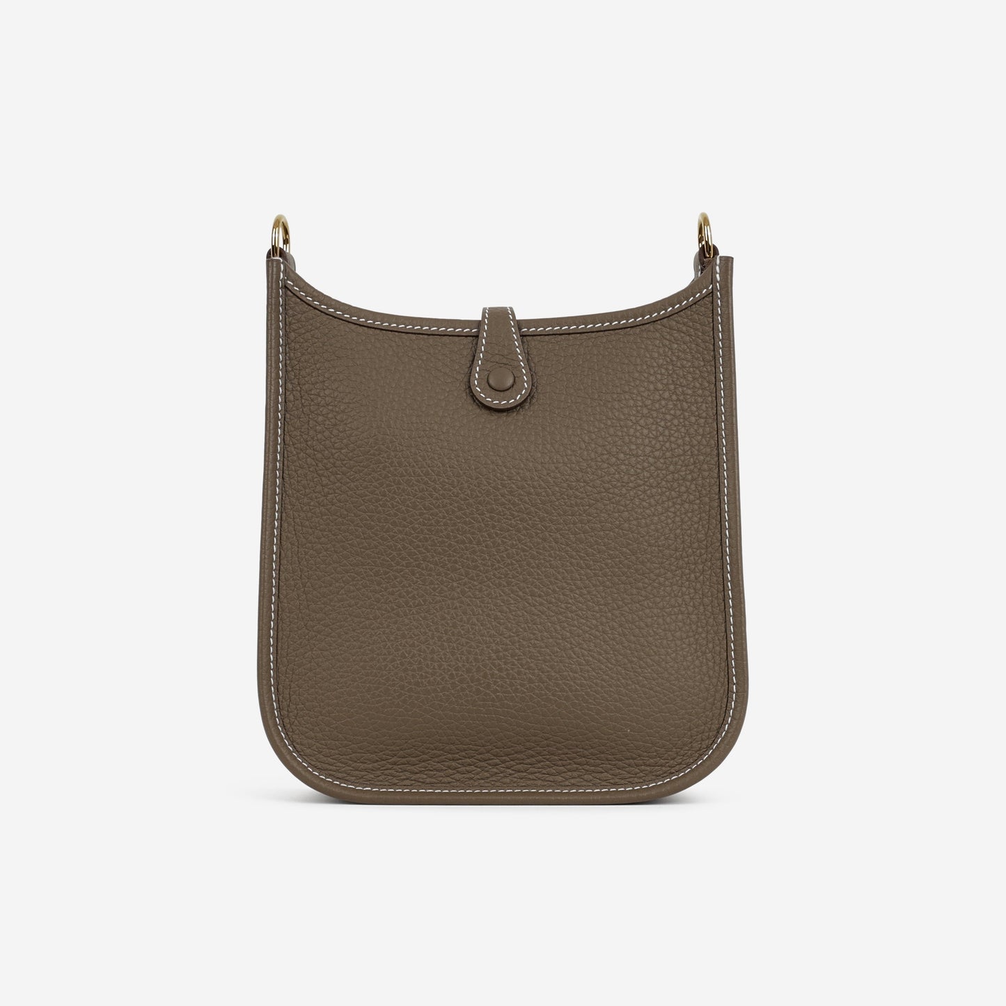 Hermès Mini Evelyne 16 - Etoupe Clemence / Etoupe Strap | Gold Hardware
