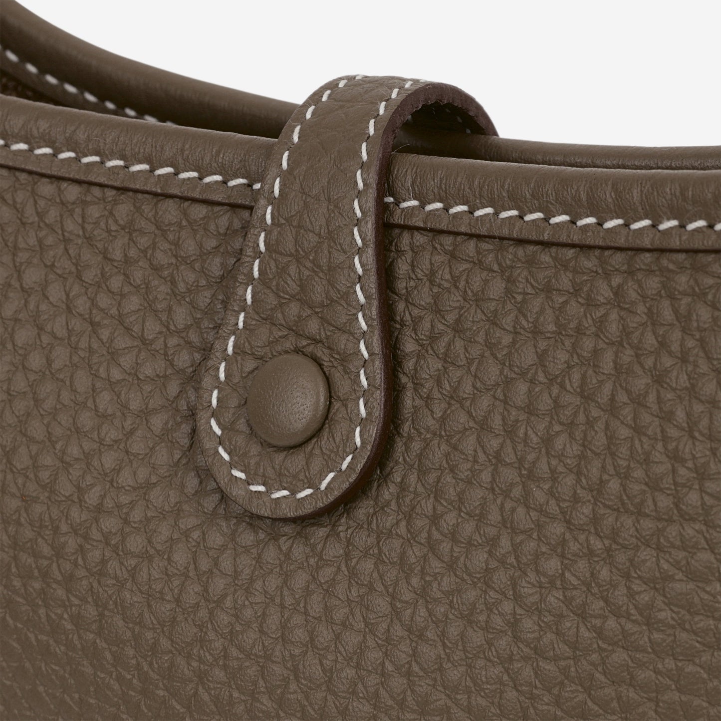 Hermès Mini Evelyne 16 - Etoupe Clemence / Etoupe Strap | Gold Hardware