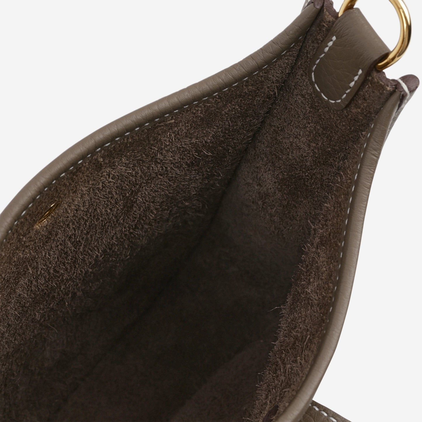 Hermès Mini Evelyne 16 - Etoupe Clemence / Etoupe Strap | Gold Hardware