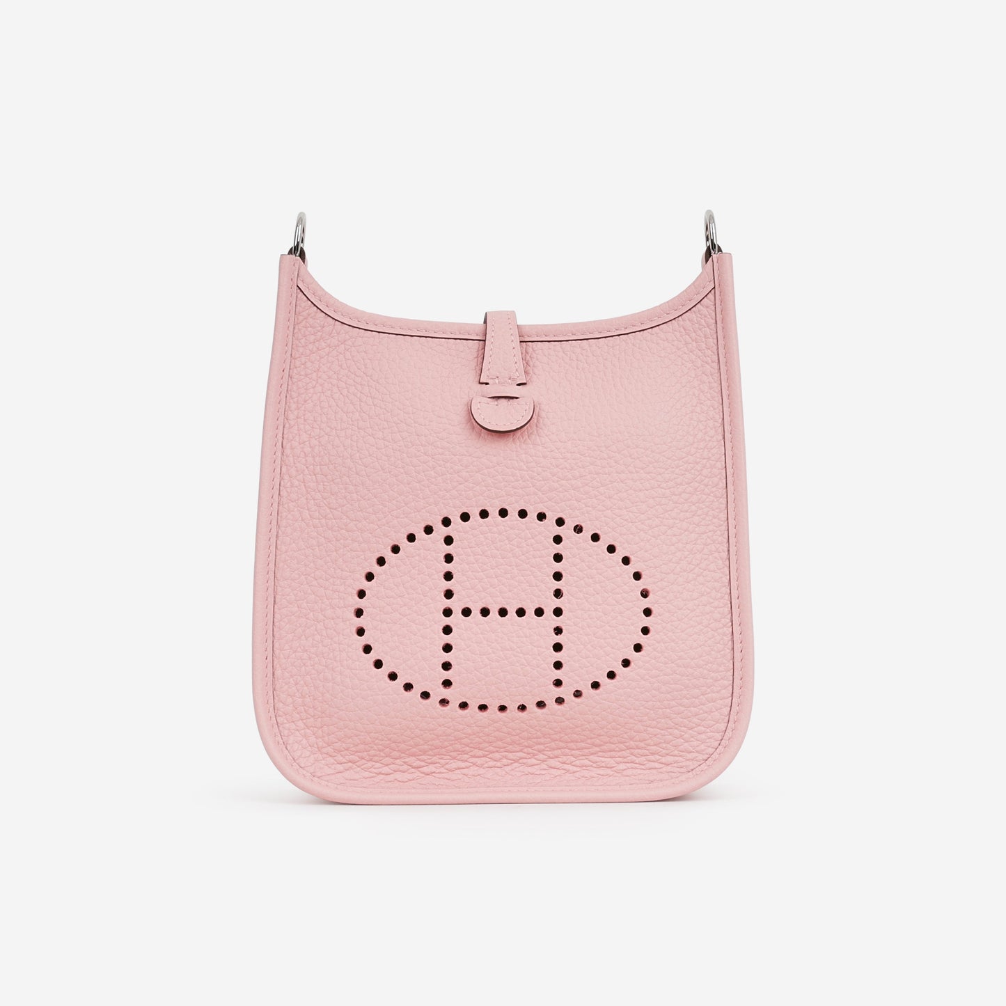 Hermès Mini Evelyne 16 - Rose Sakura Clemence | Palladium Hardware