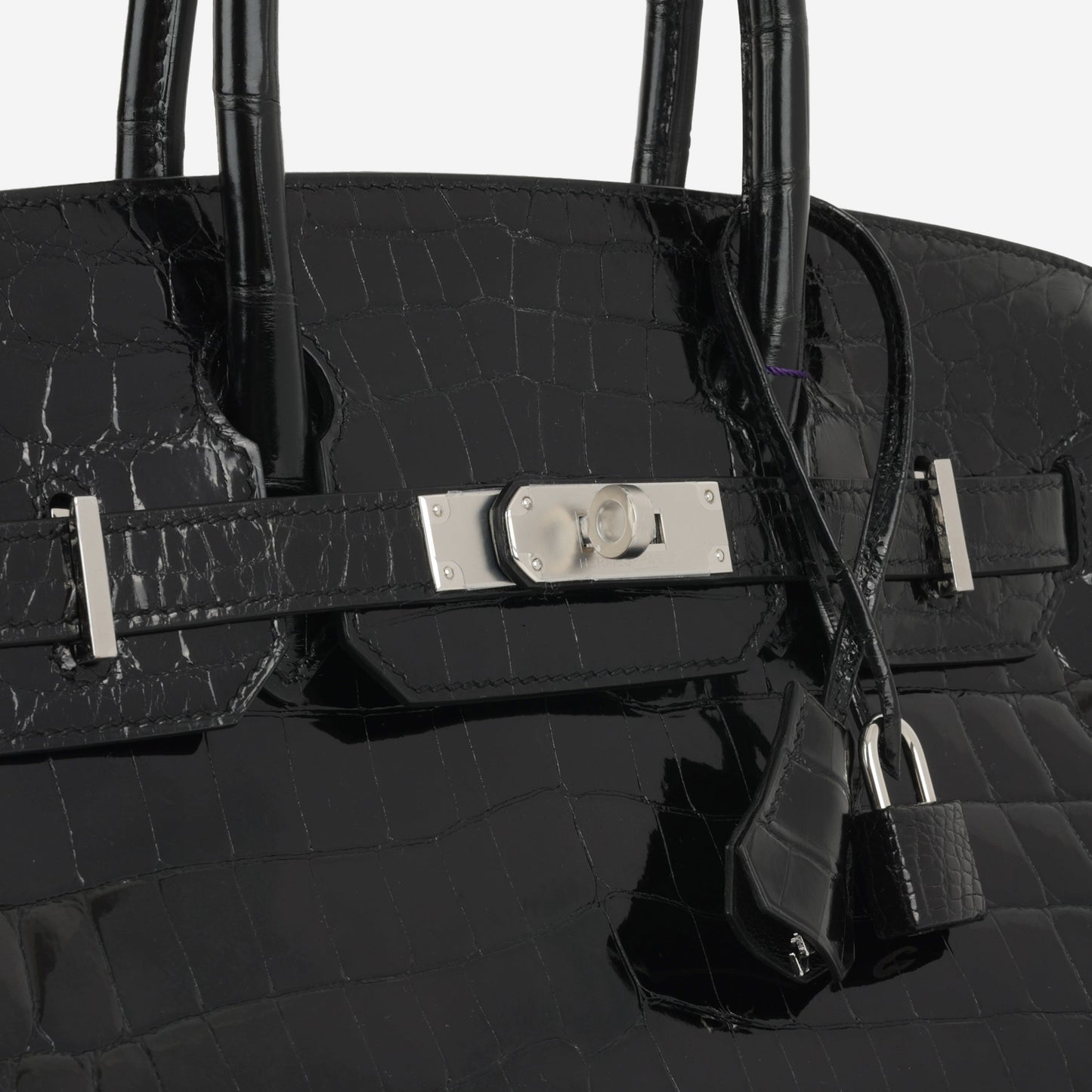 Hermès Birkin 30 - Black Crocodile Niloticus | Palladium Hardware
