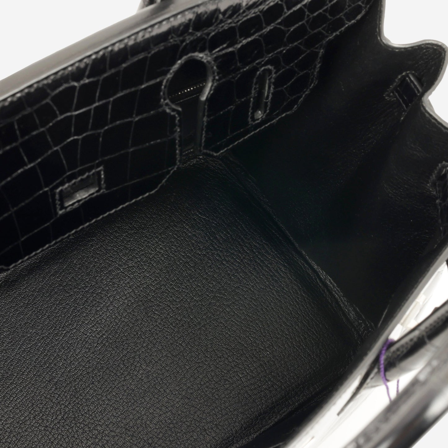 Hermès Birkin 30 - Black Crocodile Niloticus | Palladium Hardware