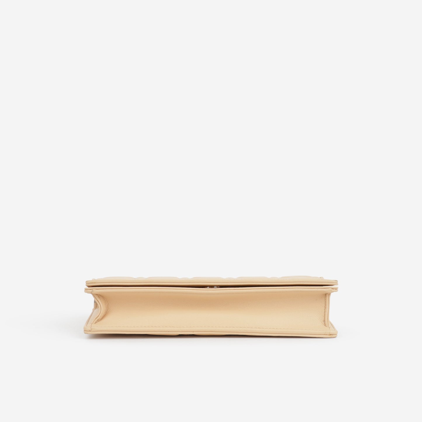 Dior Lady Dior Pouch - Nude Cannage | Champagne Gold Hardware