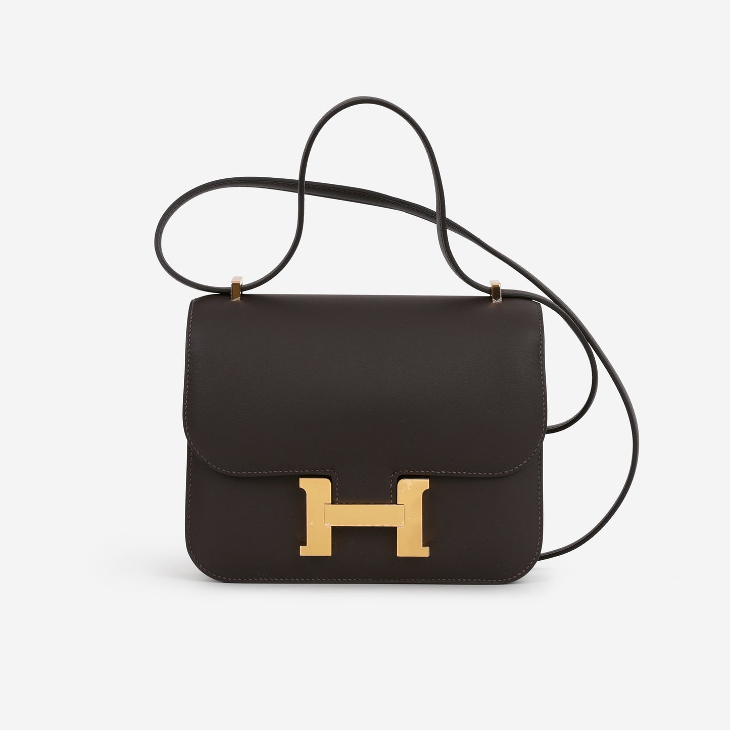Hermès Constance 18 - Bai Brun Swift | Gold Hardware