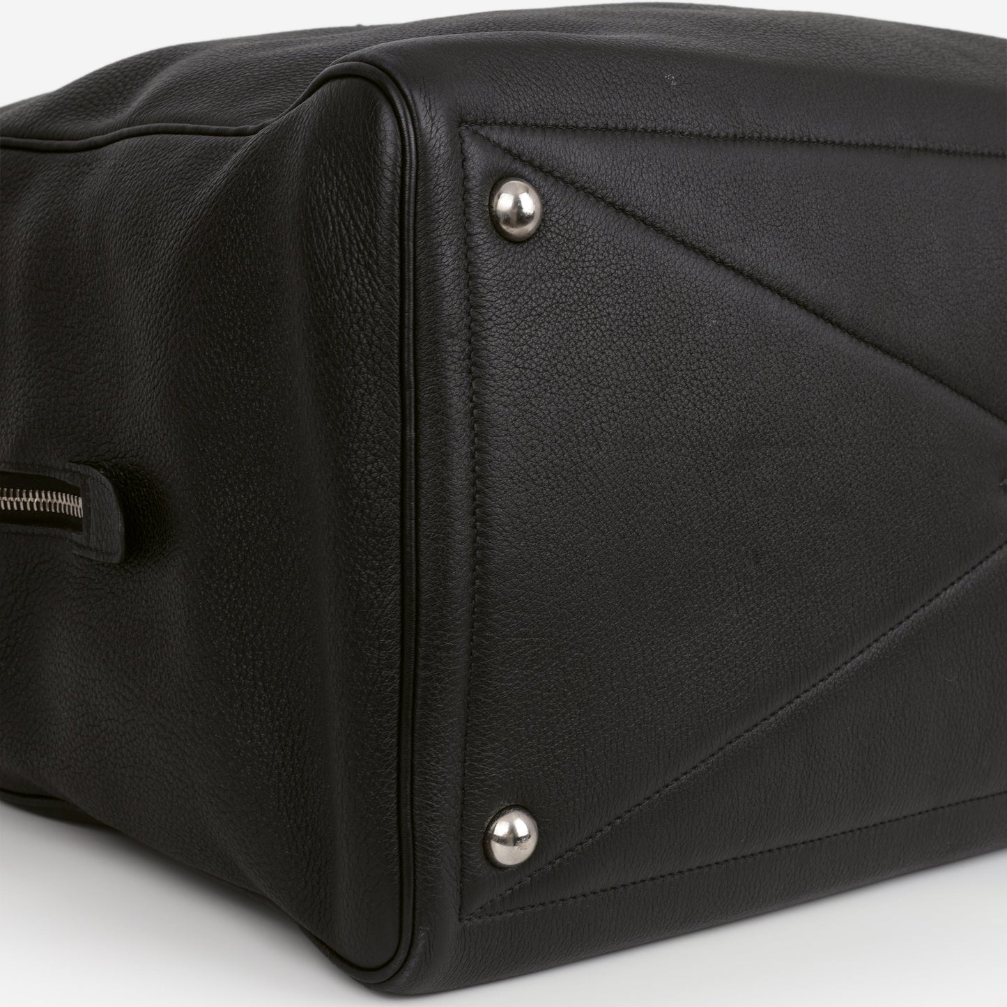 Hermès Victoria 50 - Black Clemence | Palladium Hardware