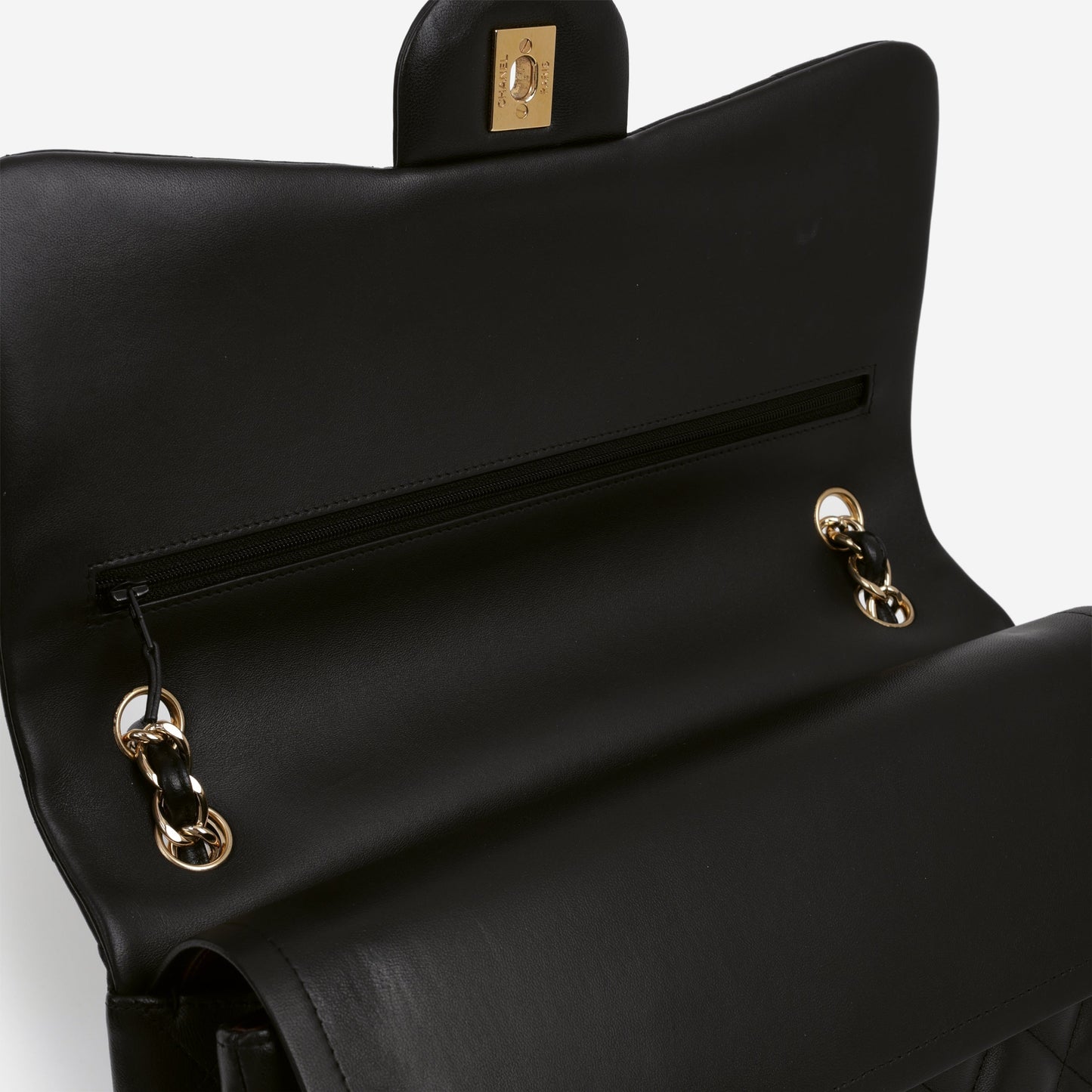 Chanel Jumbo Classic Flap - Black Lambskin | Gold Hardware