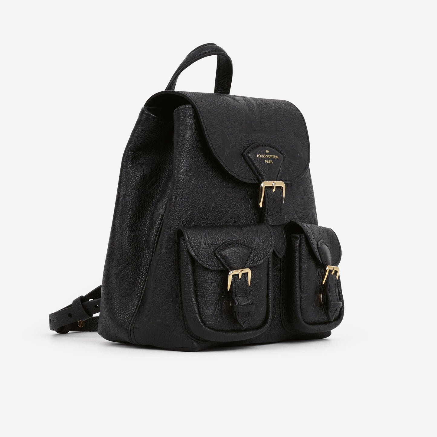 Louis Vuitton Backup Backpack - Black Empreinte | Gold Hardware