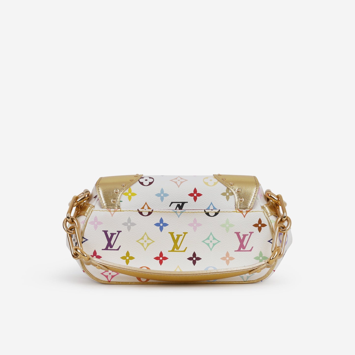 Louis Vuitton TK Marilyn Shoulder Bag - White Multicolore Canvas | Gold Hardware