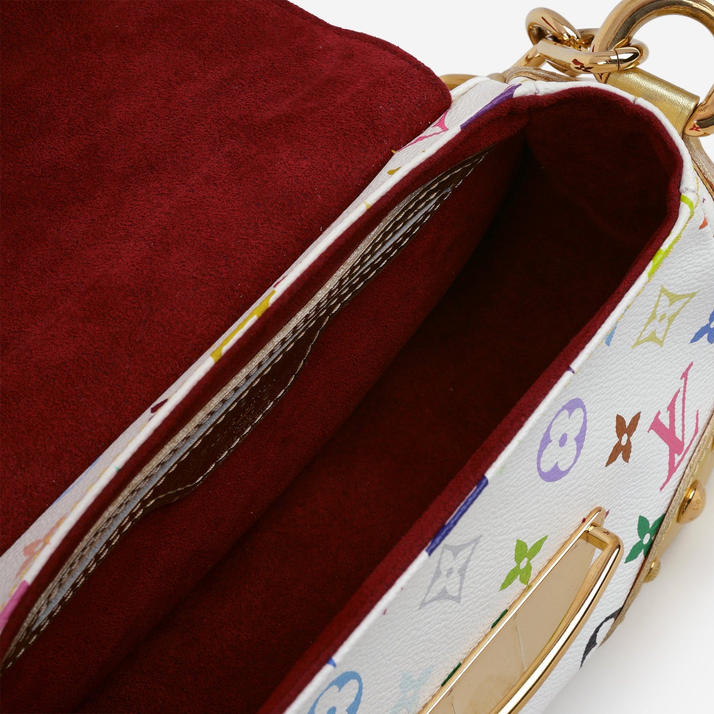 Louis Vuitton TK Marilyn Shoulder Bag - White Multicolore Canvas | Gold Hardware