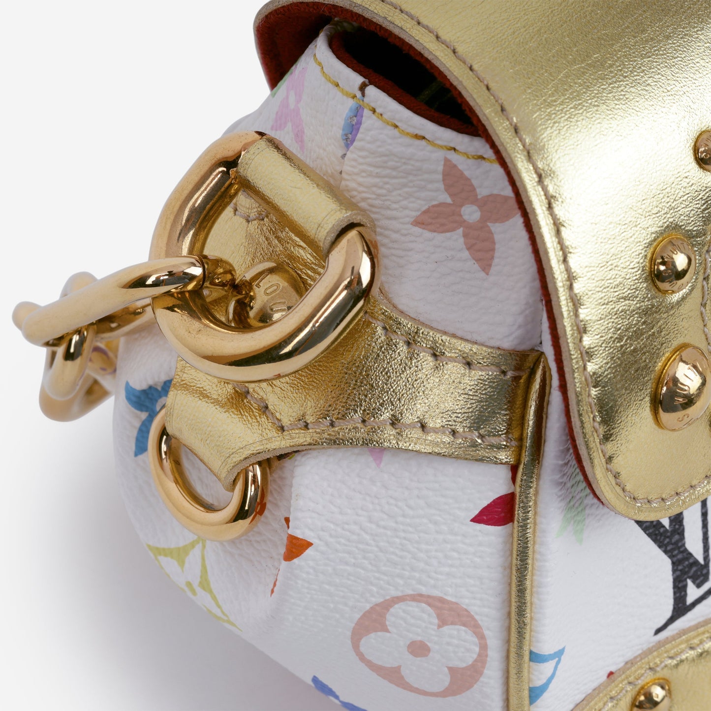 Louis Vuitton TK Marilyn Shoulder Bag - White Multicolore Canvas | Gold Hardware