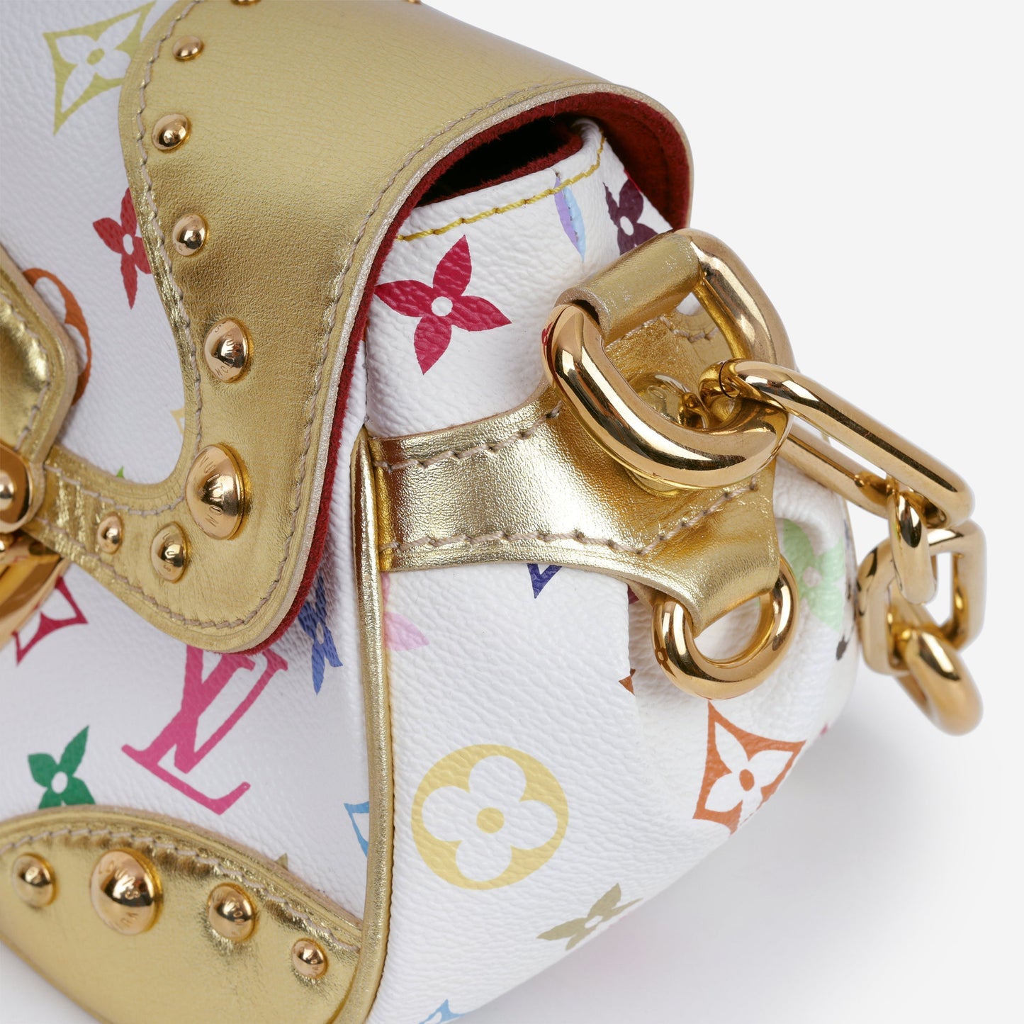 Louis Vuitton TK Marilyn Shoulder Bag - White Multicolore Canvas | Gold Hardware