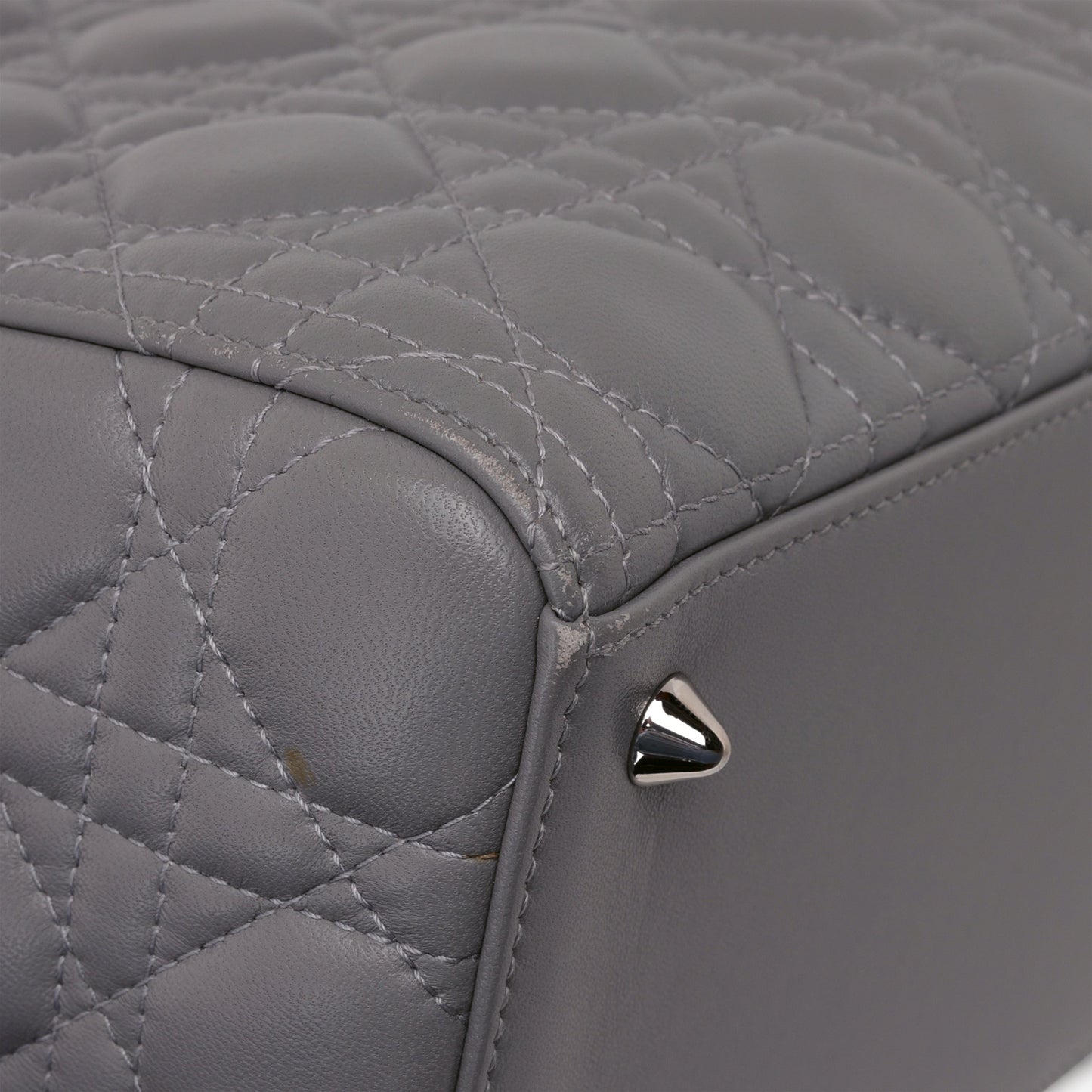 Dior Medium Lady Dior - Grey Lambskin