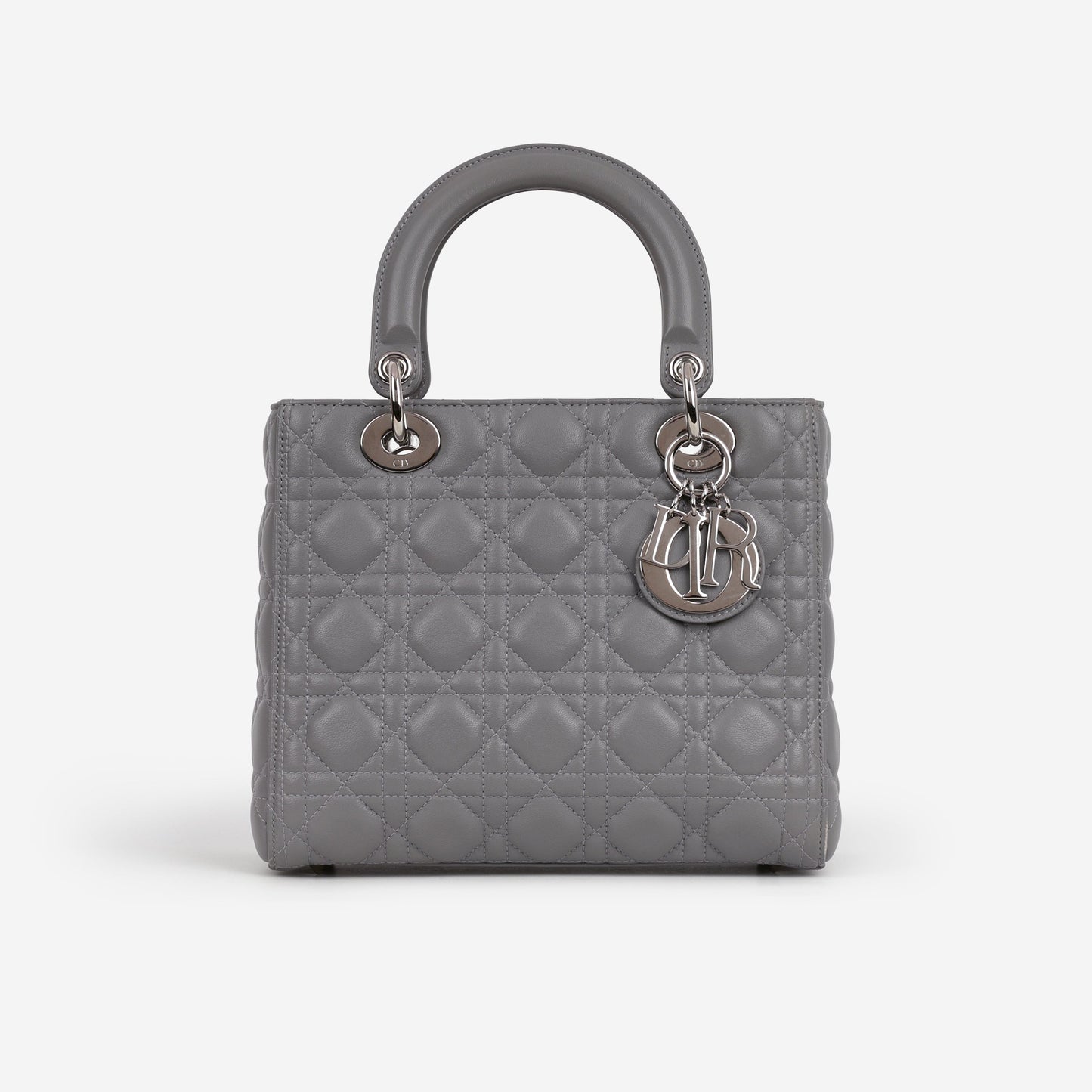 Dior Medium Lady Dior - Grey Lambskin