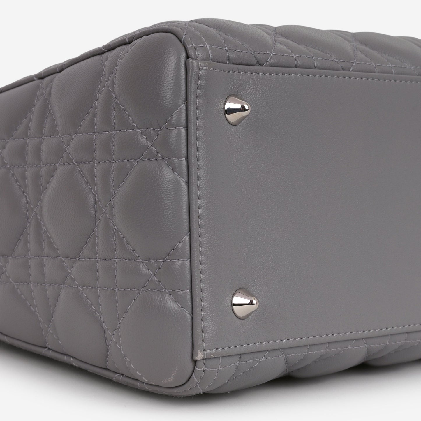 Dior Medium Lady Dior - Grey Lambskin