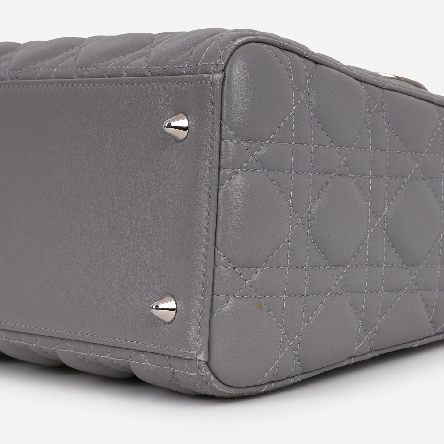 Dior Medium Lady Dior - Grey Lambskin