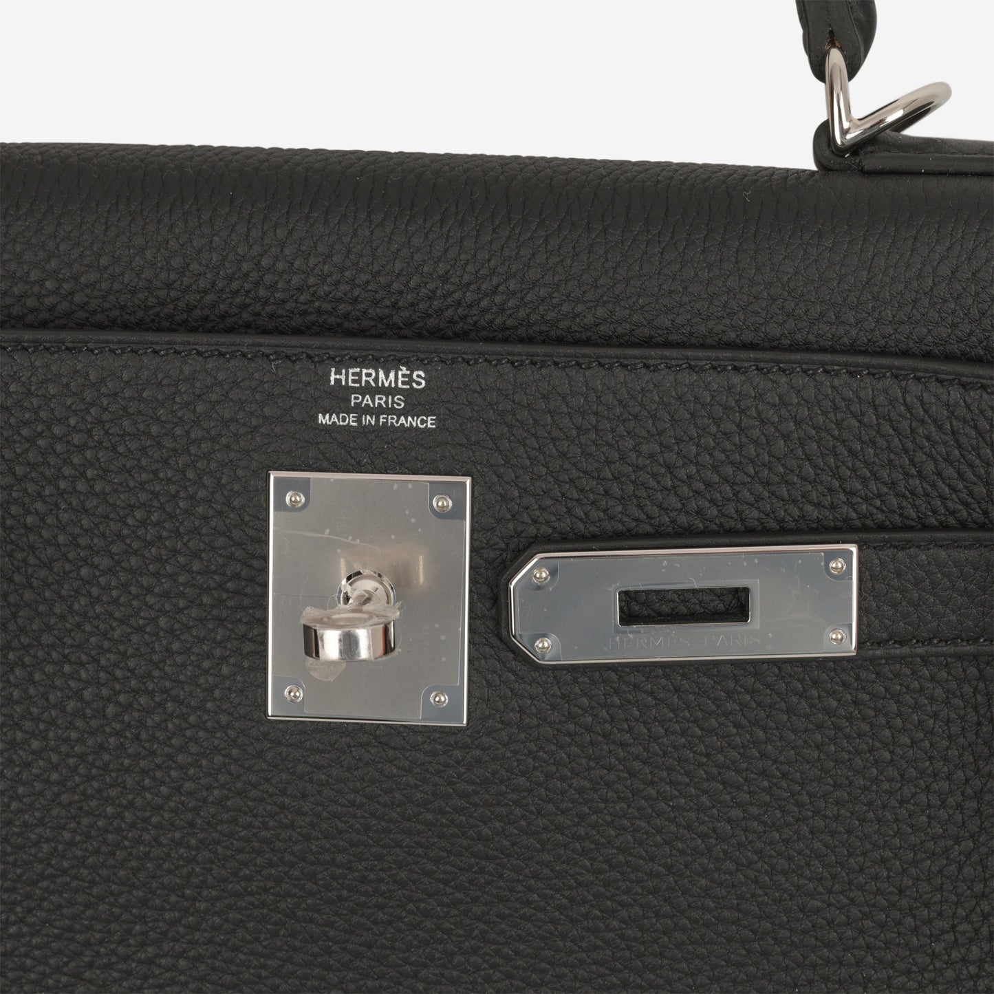 Hermès Kelly 28 - Black Togo | Palladium Hardware