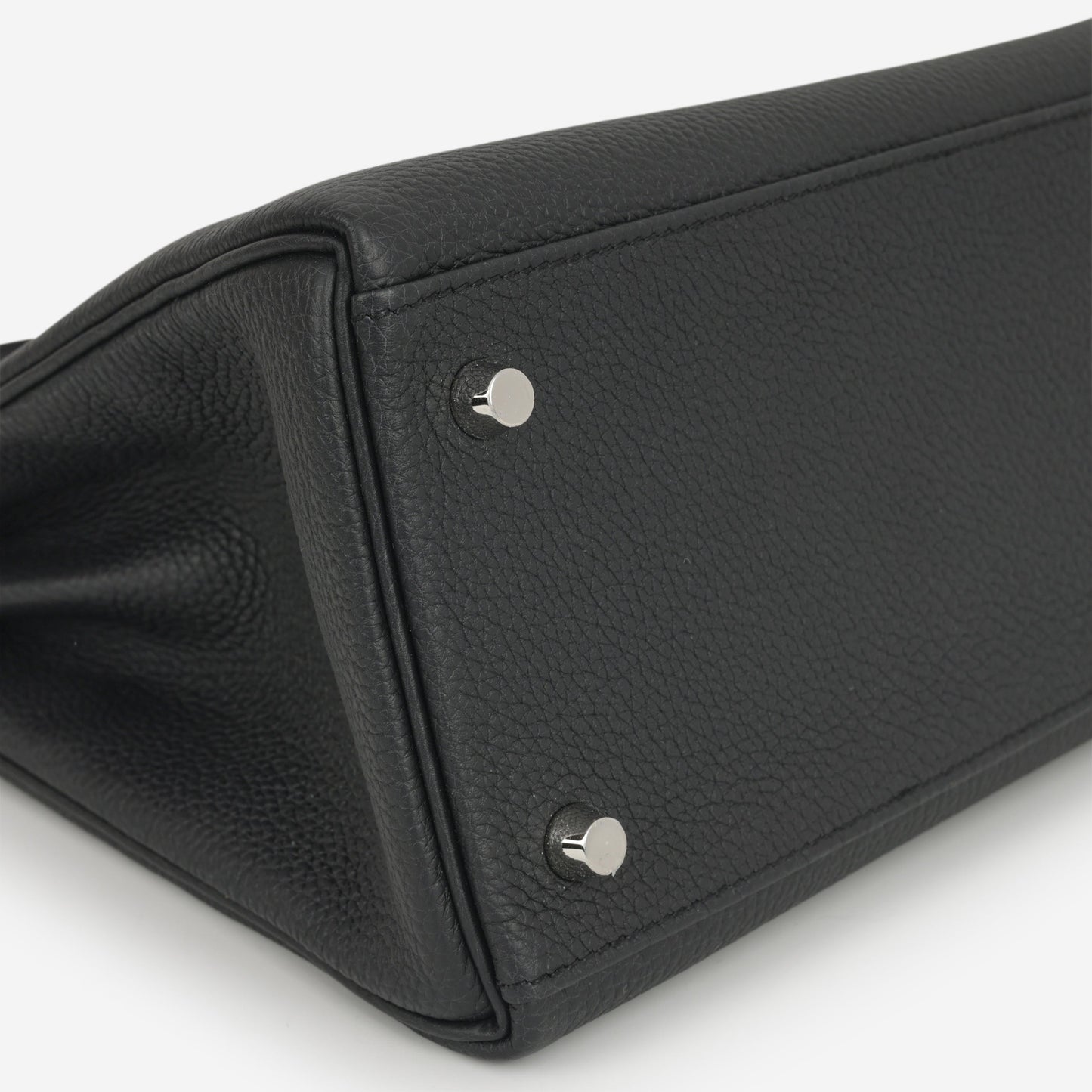 Hermès Kelly 28 - Black Togo | Palladium Hardware