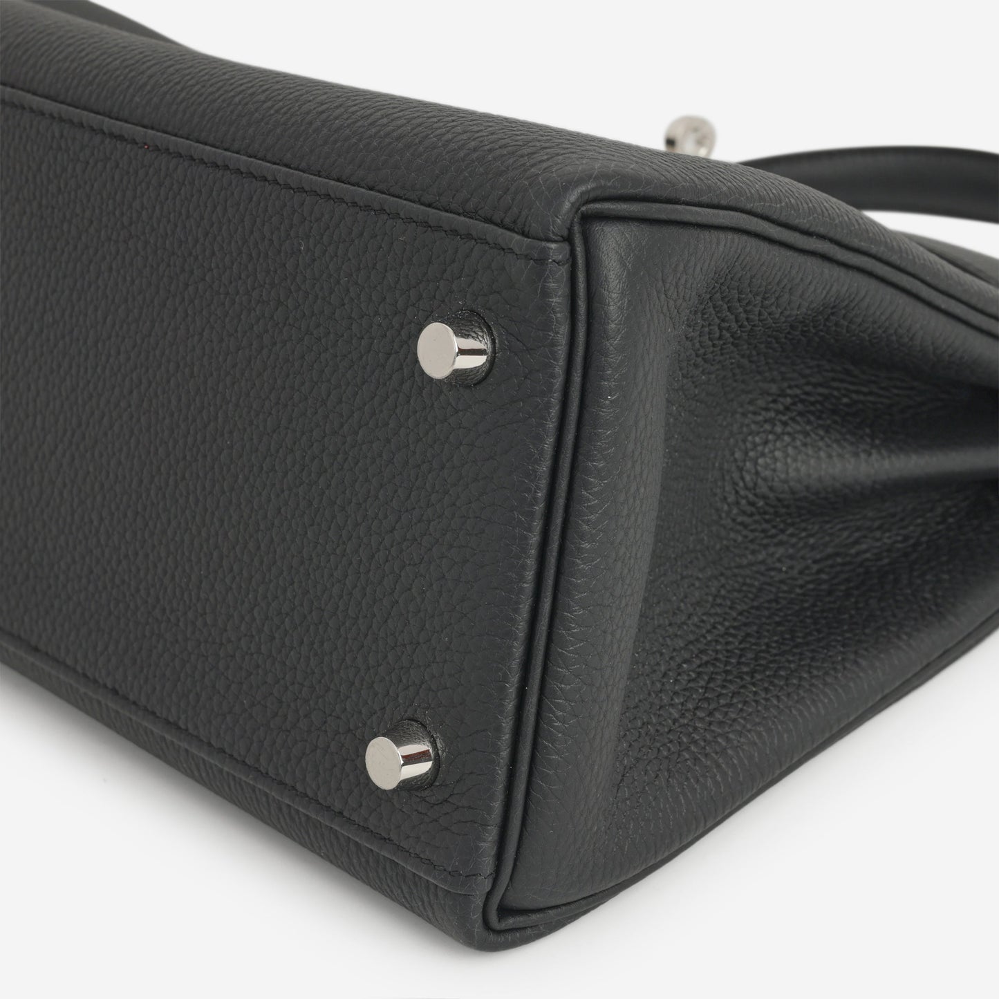 Hermès Kelly 28 - Black Togo | Palladium Hardware