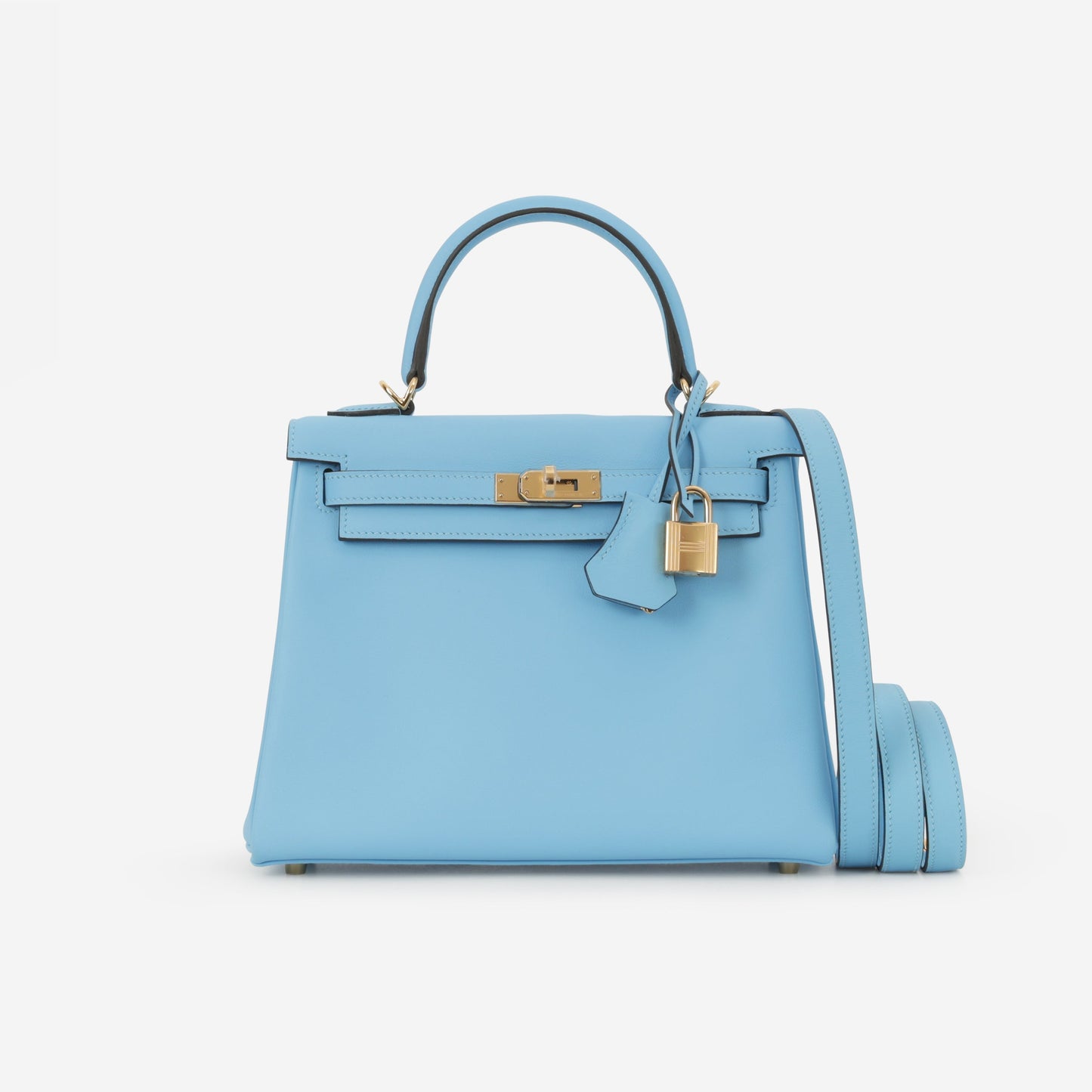Hermès Kelly 25 - Celeste Swift | Gold Hardware