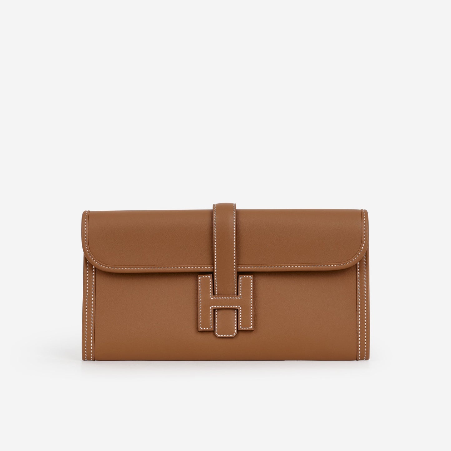 Hermès Jige Elan 29 Clutch - Gold Swift