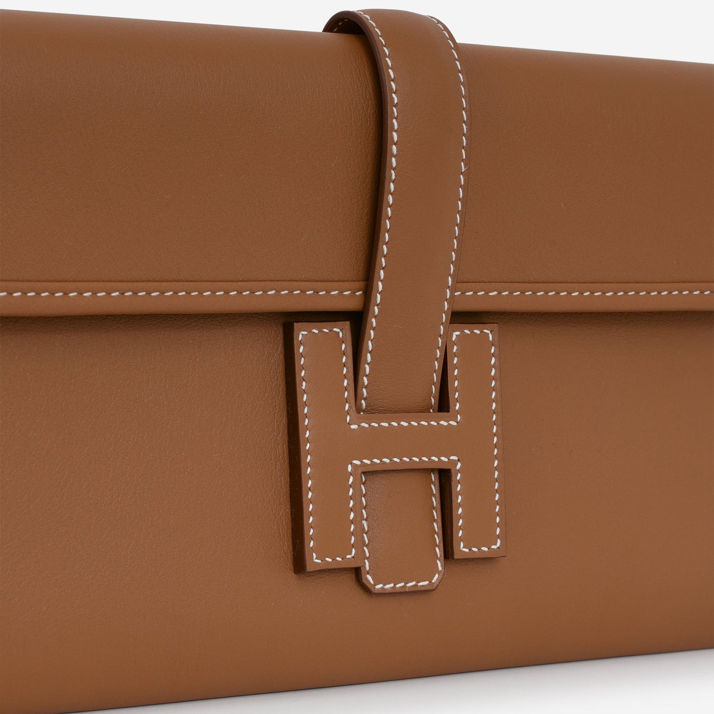 Hermès Jige Elan 29 Clutch - Gold Swift