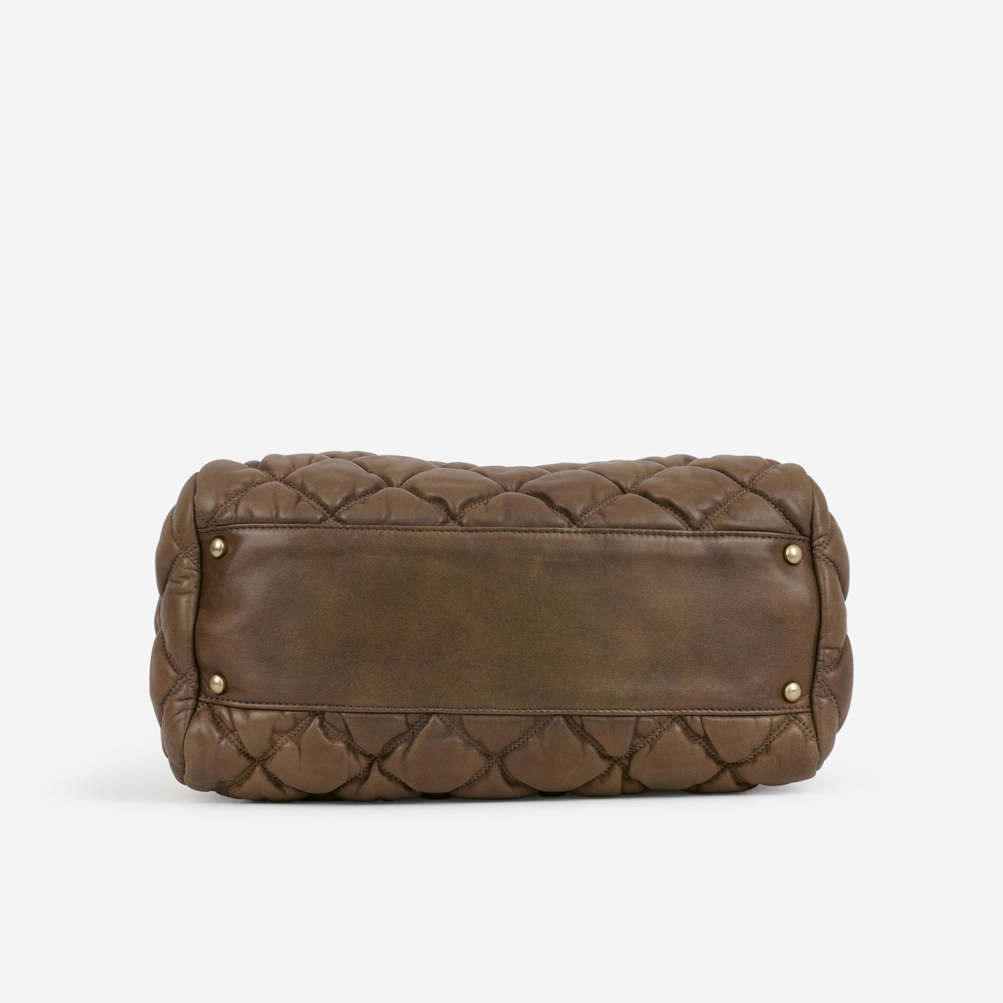 Chanel Bubble Shoulder Bag - Taupe Lambskin | Gold Hardware