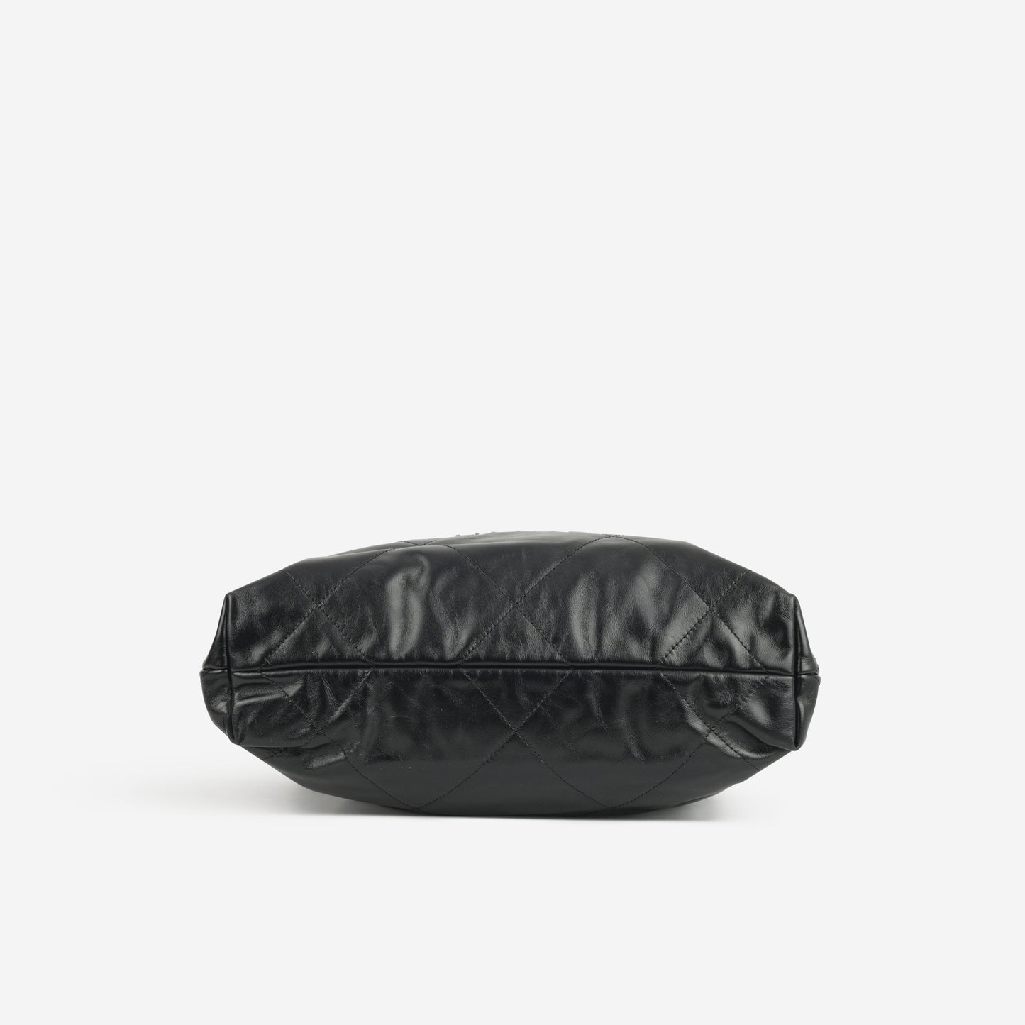 Chanel Small 22 Tote - Black Calfskin | Silver Hardware