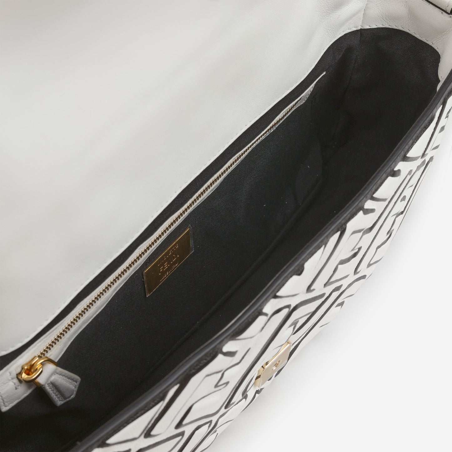 Fendi Fendi x Joshua Vides Medium Baguette - California Sky Embossed Nappa | Gold Hardware