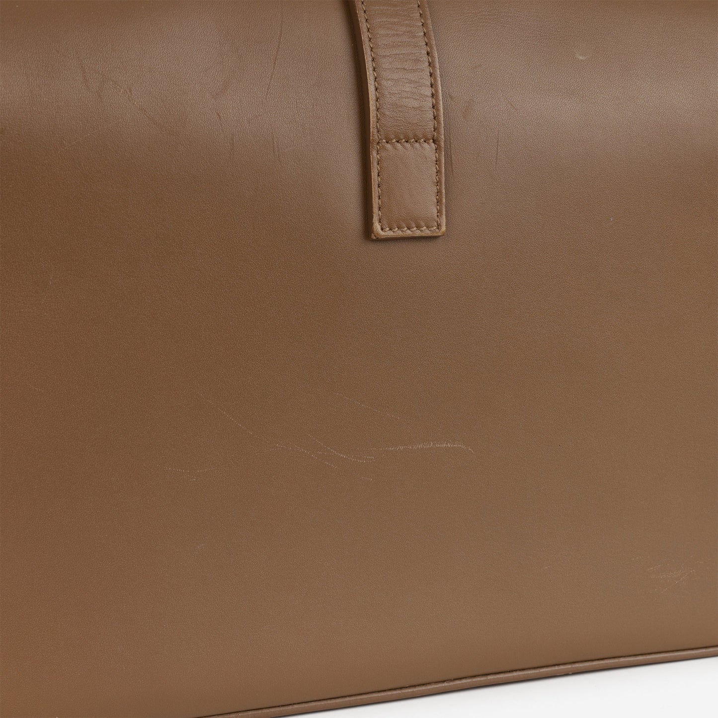 Saint Laurent Université Flap Bag - Tan Leather | Gold Hardware