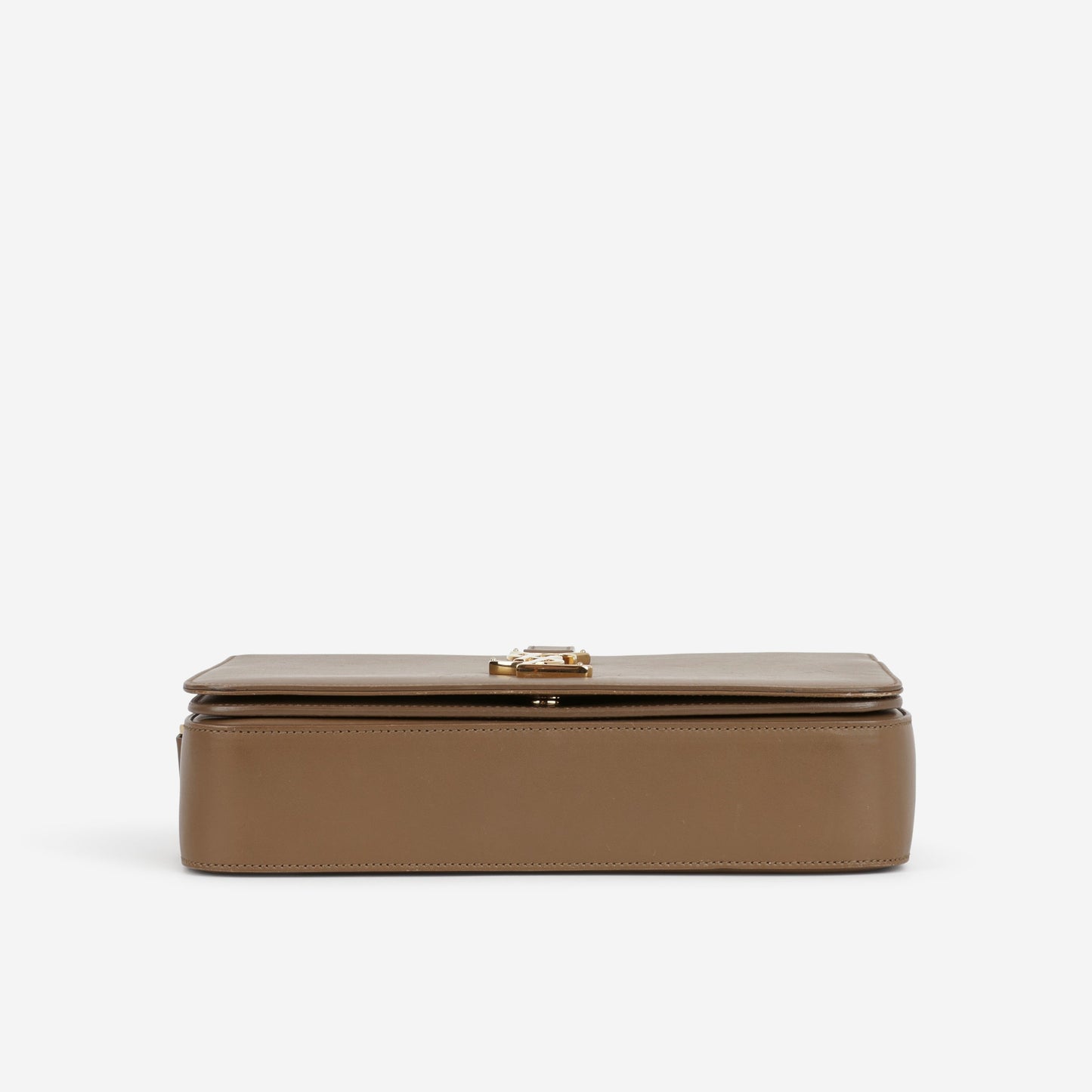 Saint Laurent Université Flap Bag - Tan Leather | Gold Hardware