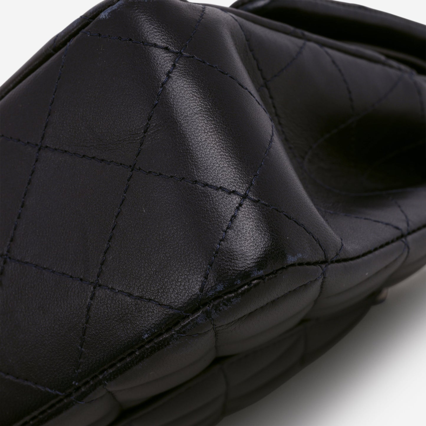 Chanel Medium Classic Flap - Navy Lambskin | Brushed Gold Hardware