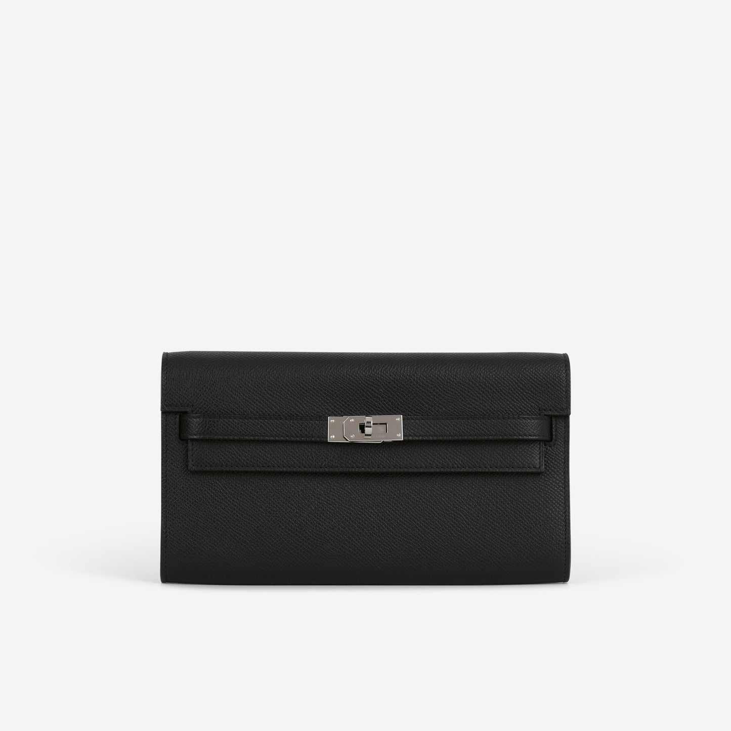 Hermès Kelly To Go Wallet - Black Epsom | Palladium Hardware
