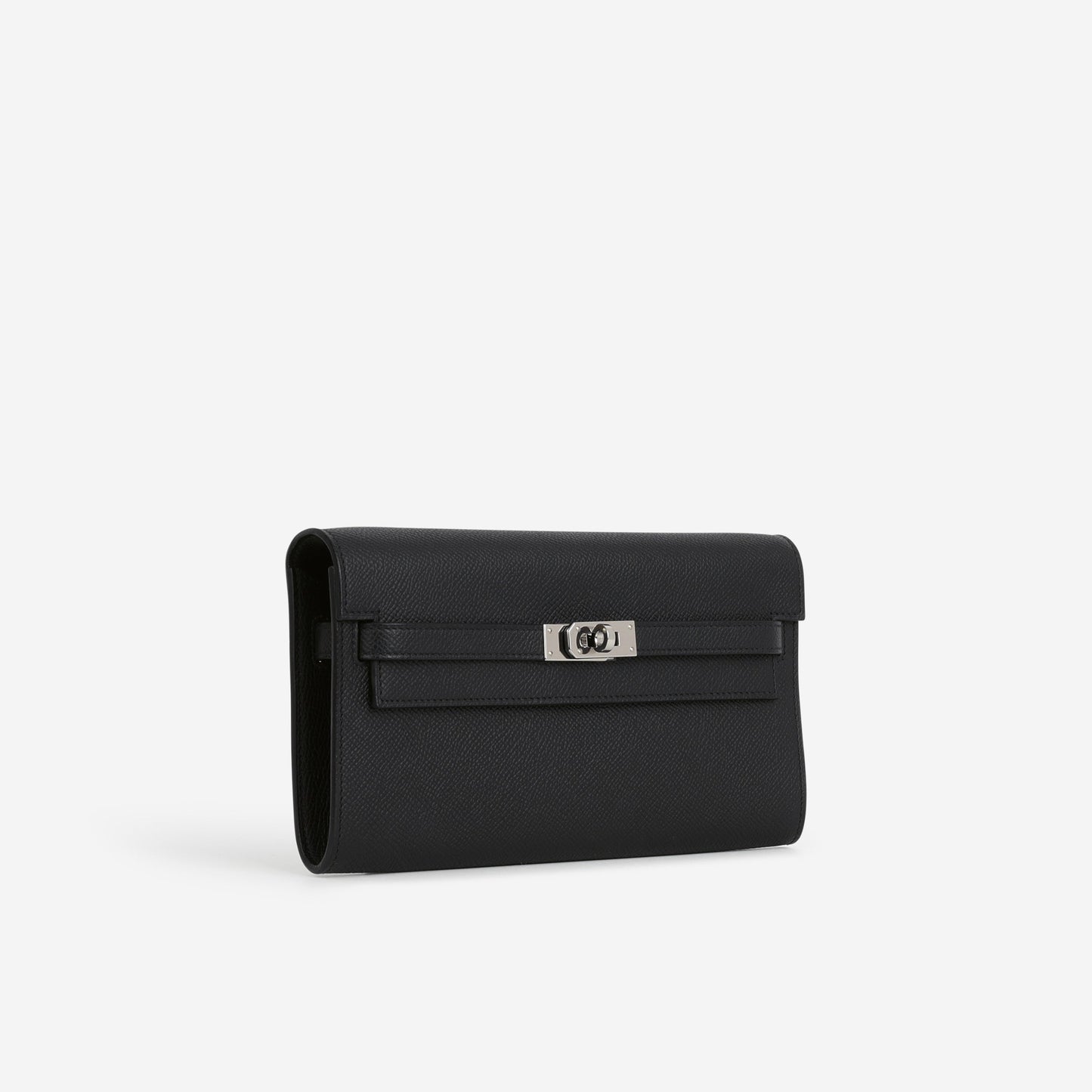 Hermès Kelly To Go Wallet - Black Epsom | Palladium Hardware