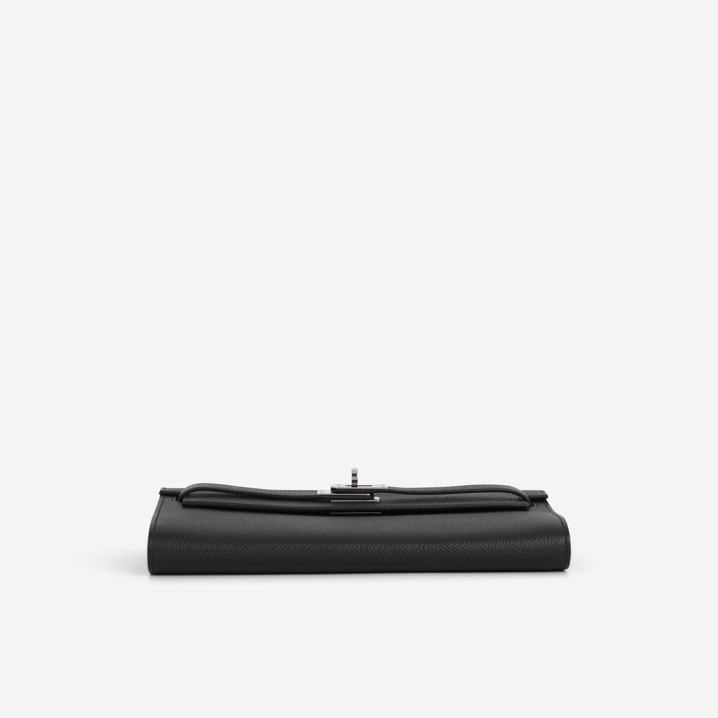 Hermès Kelly To Go Wallet - Black Epsom | Palladium Hardware