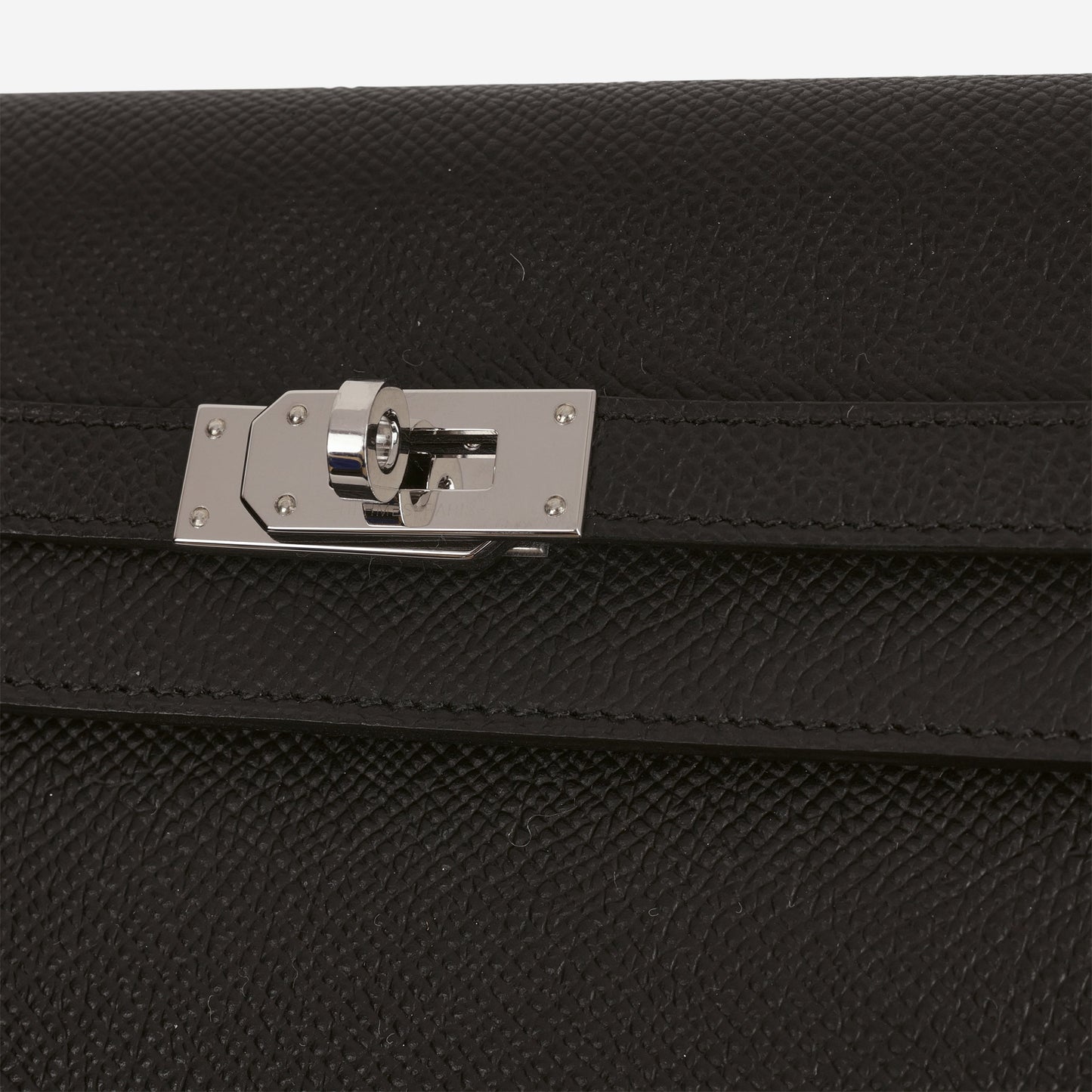 Hermès Kelly To Go Wallet - Black Epsom | Palladium Hardware