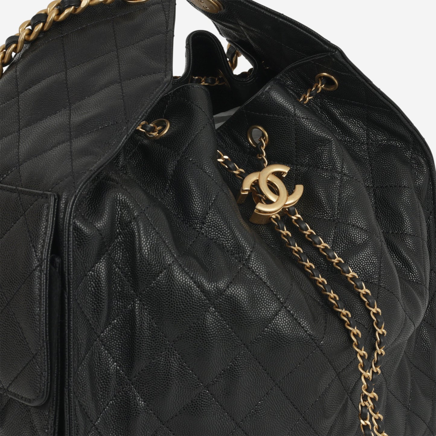 Chanel Medium 25 Hobo Bag - Black Caviar | Gold Hardware