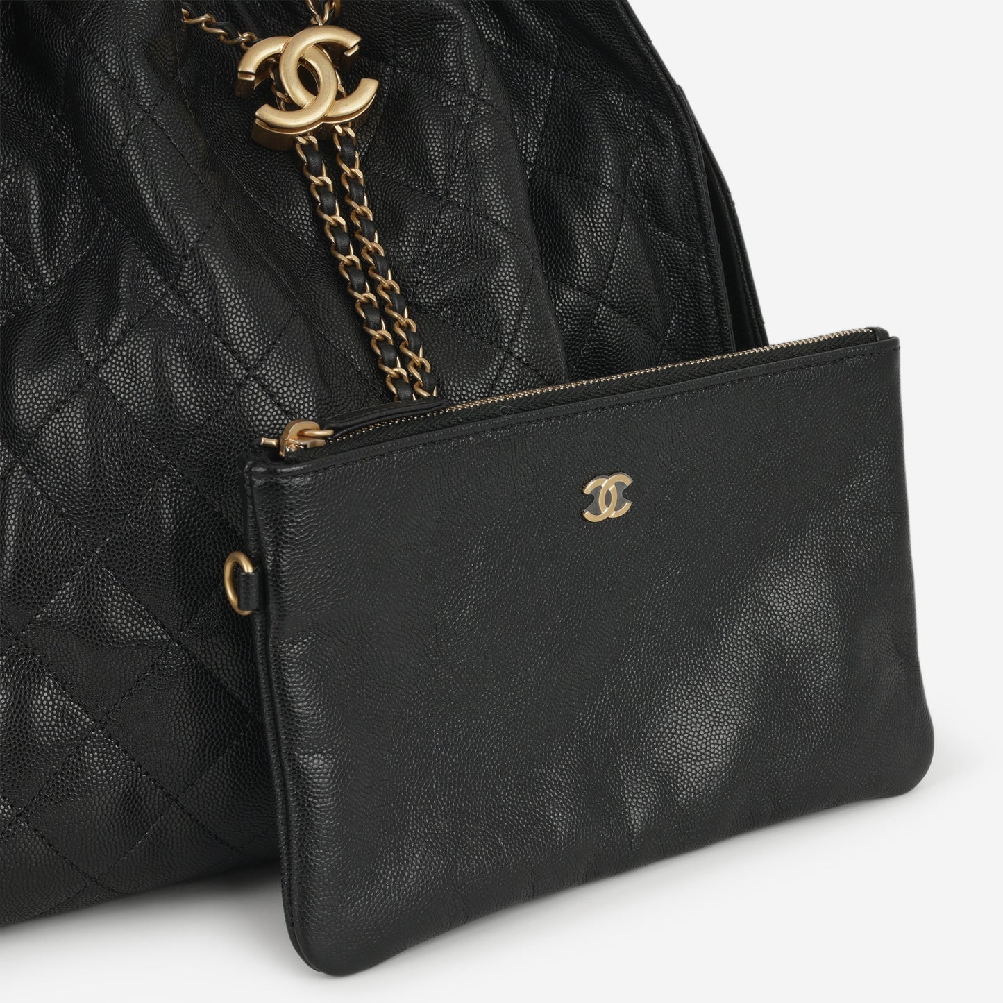 Chanel Medium 25 Hobo Bag - Black Caviar | Gold Hardware