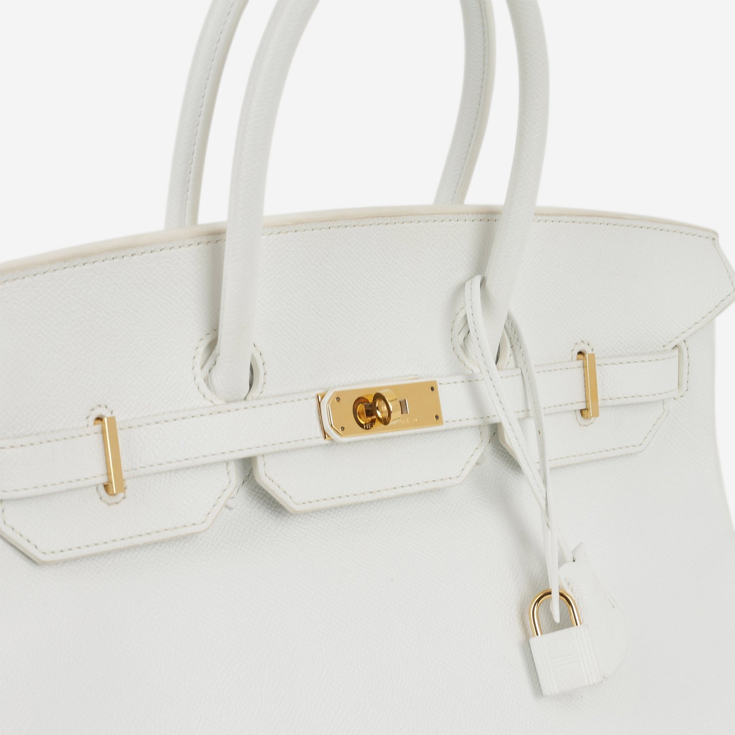 Hermès Birkin 35 - Blanc Epsom Retourne | Gold Hardware