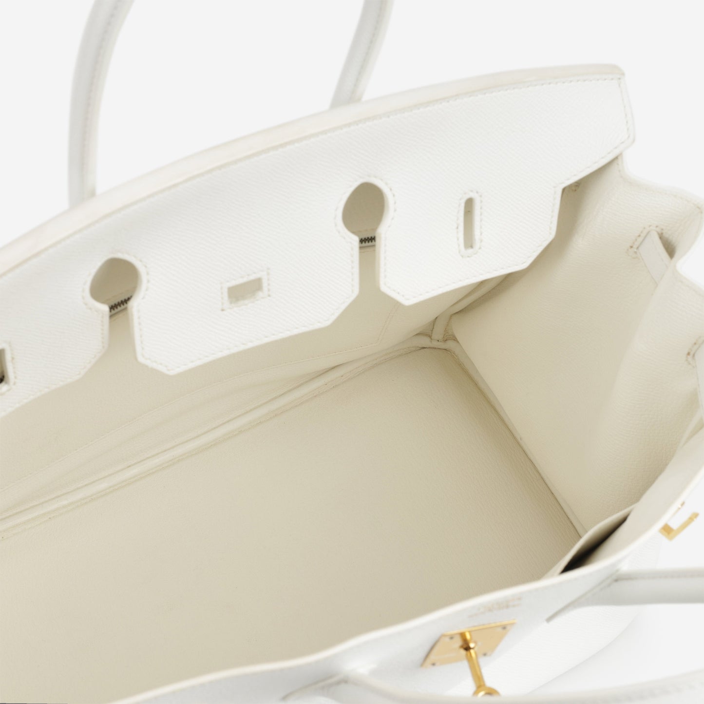 Hermès Birkin 35 - Blanc Epsom Retourne | Gold Hardware