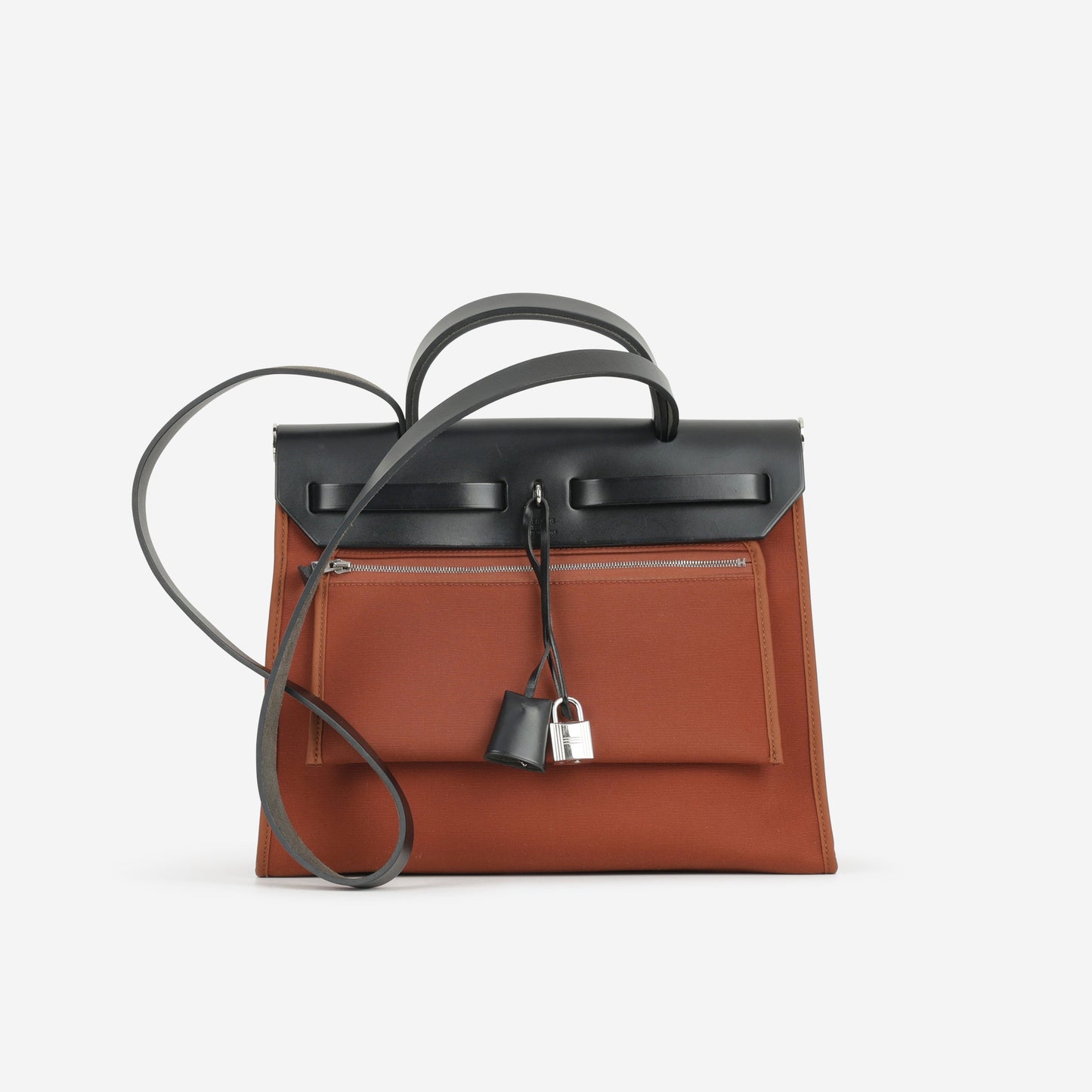 Hermès Herbag 31 - Cuivre Canvas / Black Hunter | Palladium Hardware