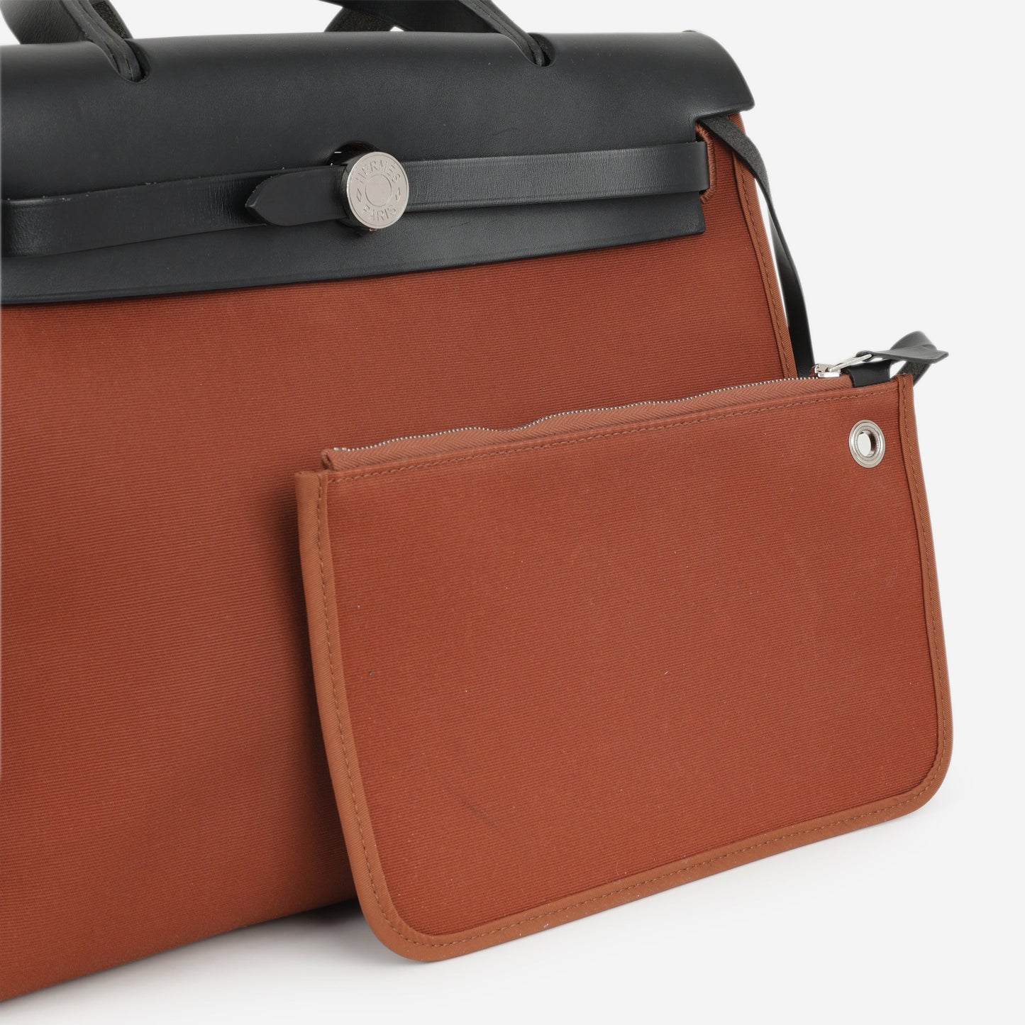Hermès Herbag 31 - Cuivre Canvas / Black Hunter | Palladium Hardware