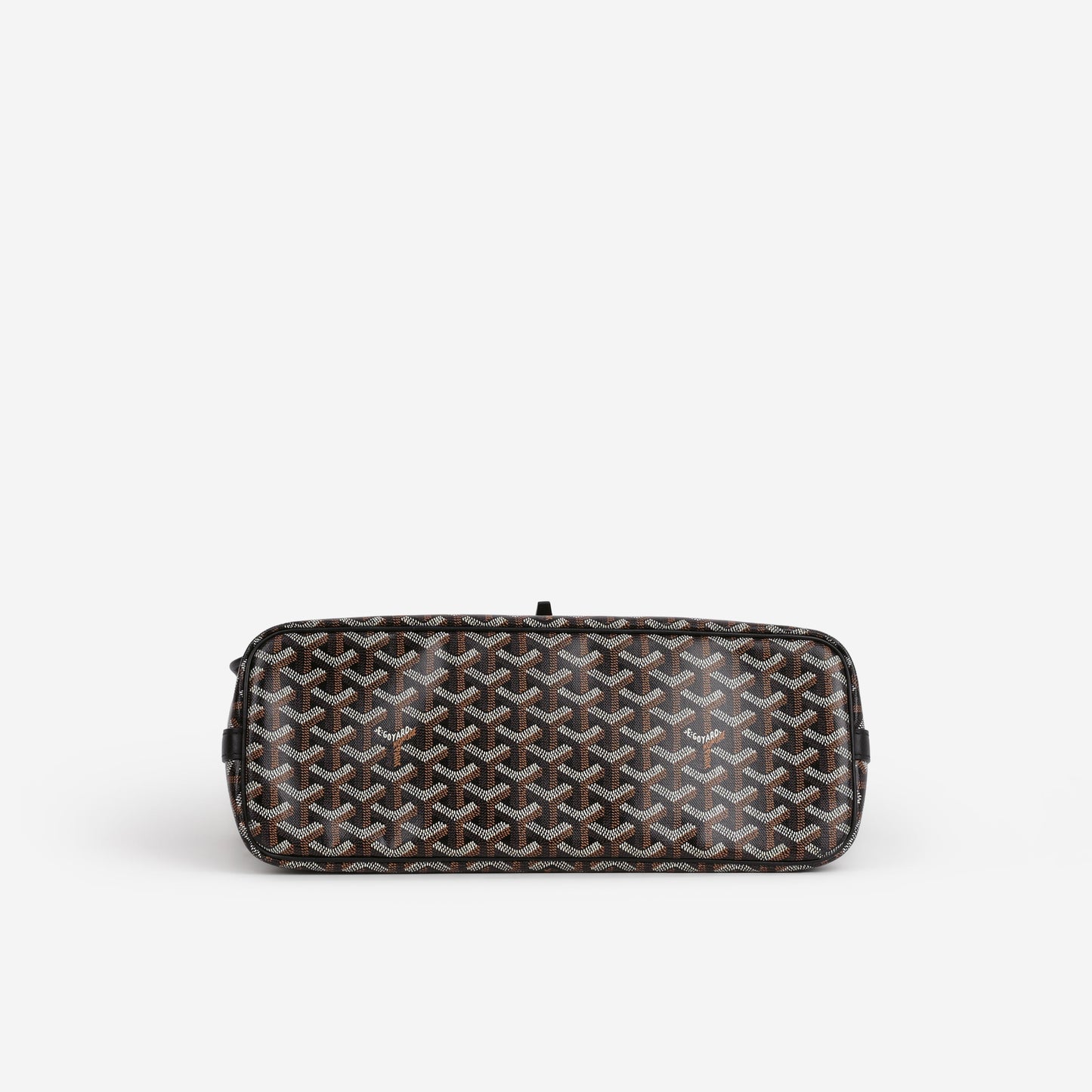 Goyard Capetien MM Messenger Bag - Black Goyardine | Palladium Hardware