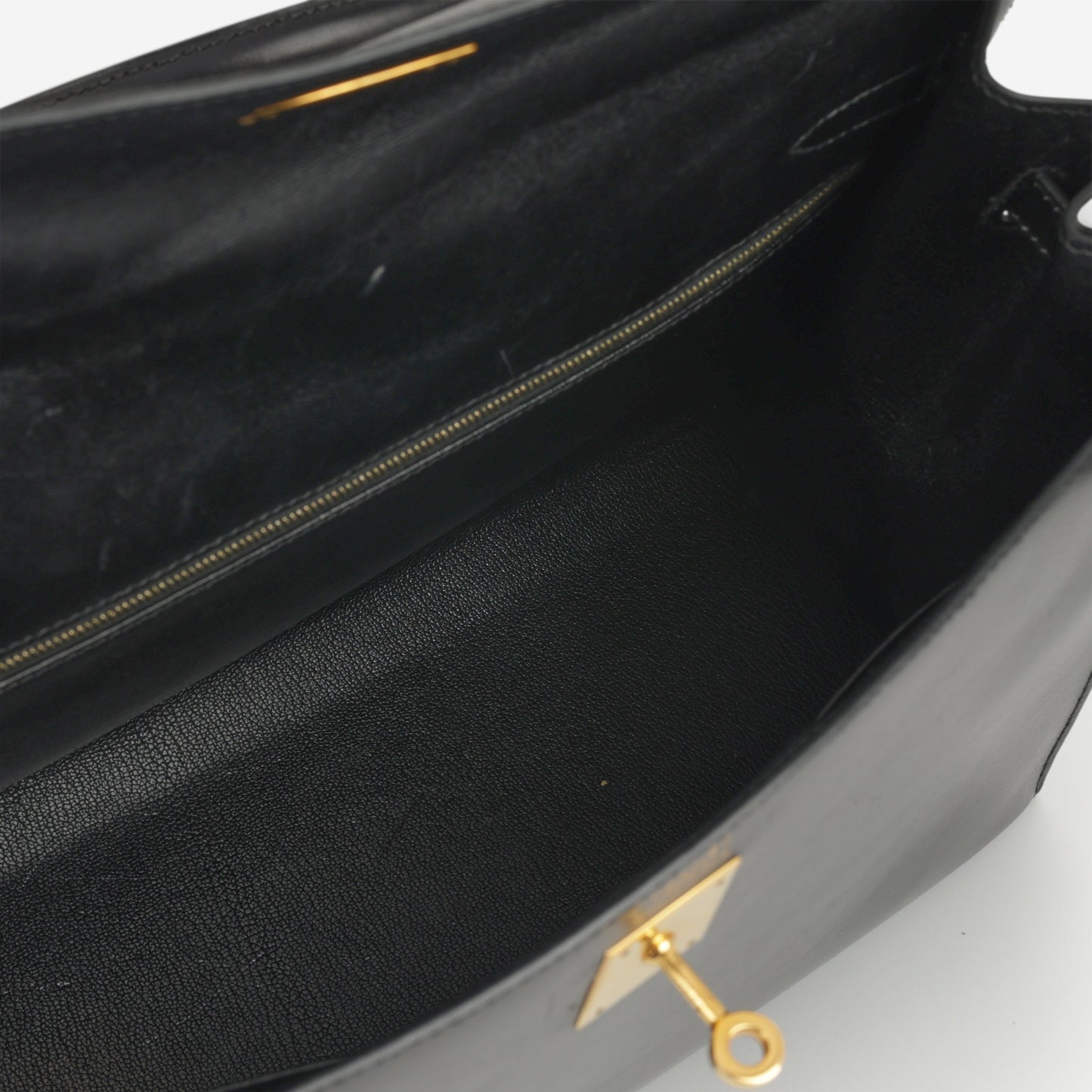 Hermès Vintage Kelly 35 - Black Box Calf | Gold Hardware