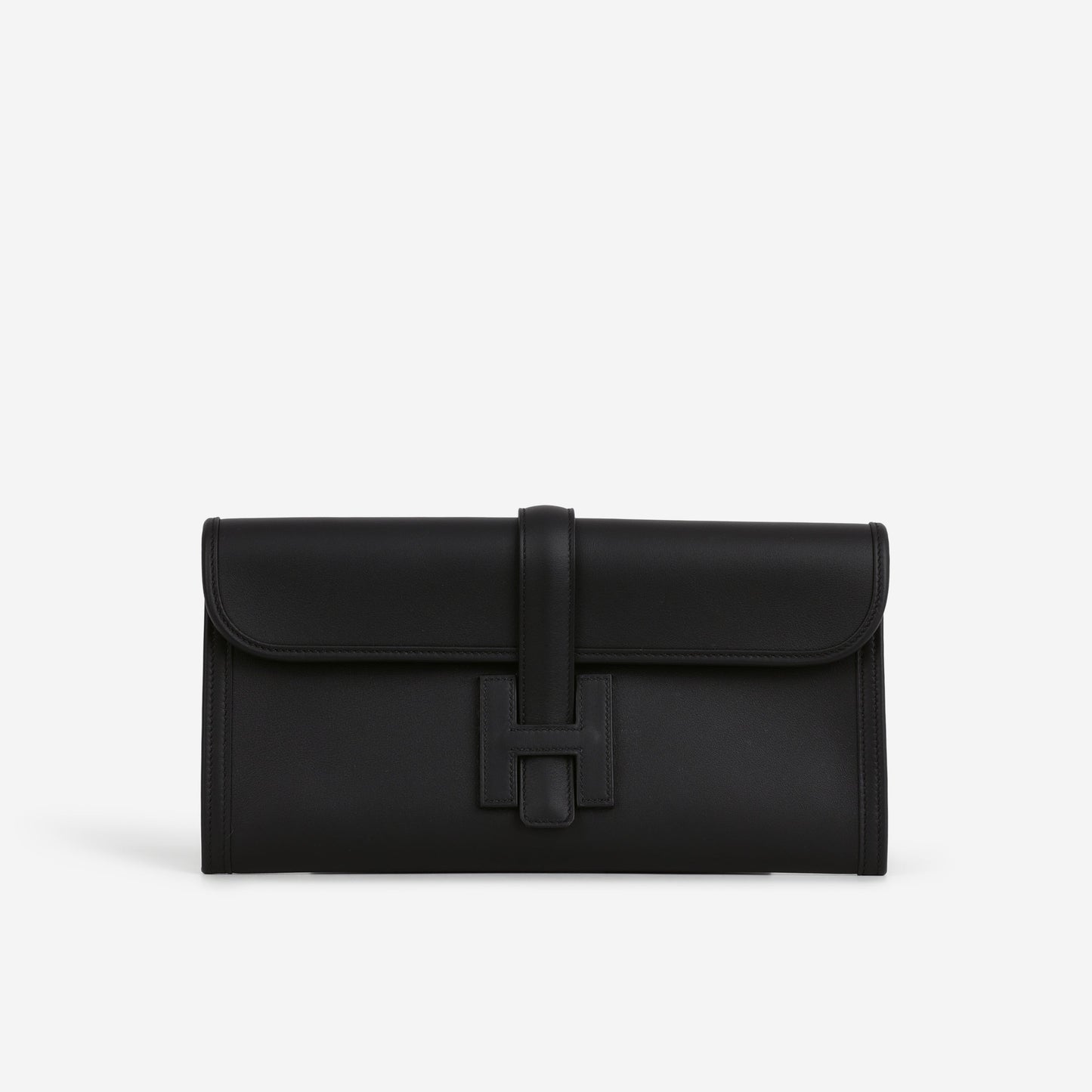 Hermès Jige Elan 29 Clutch - Black Swift