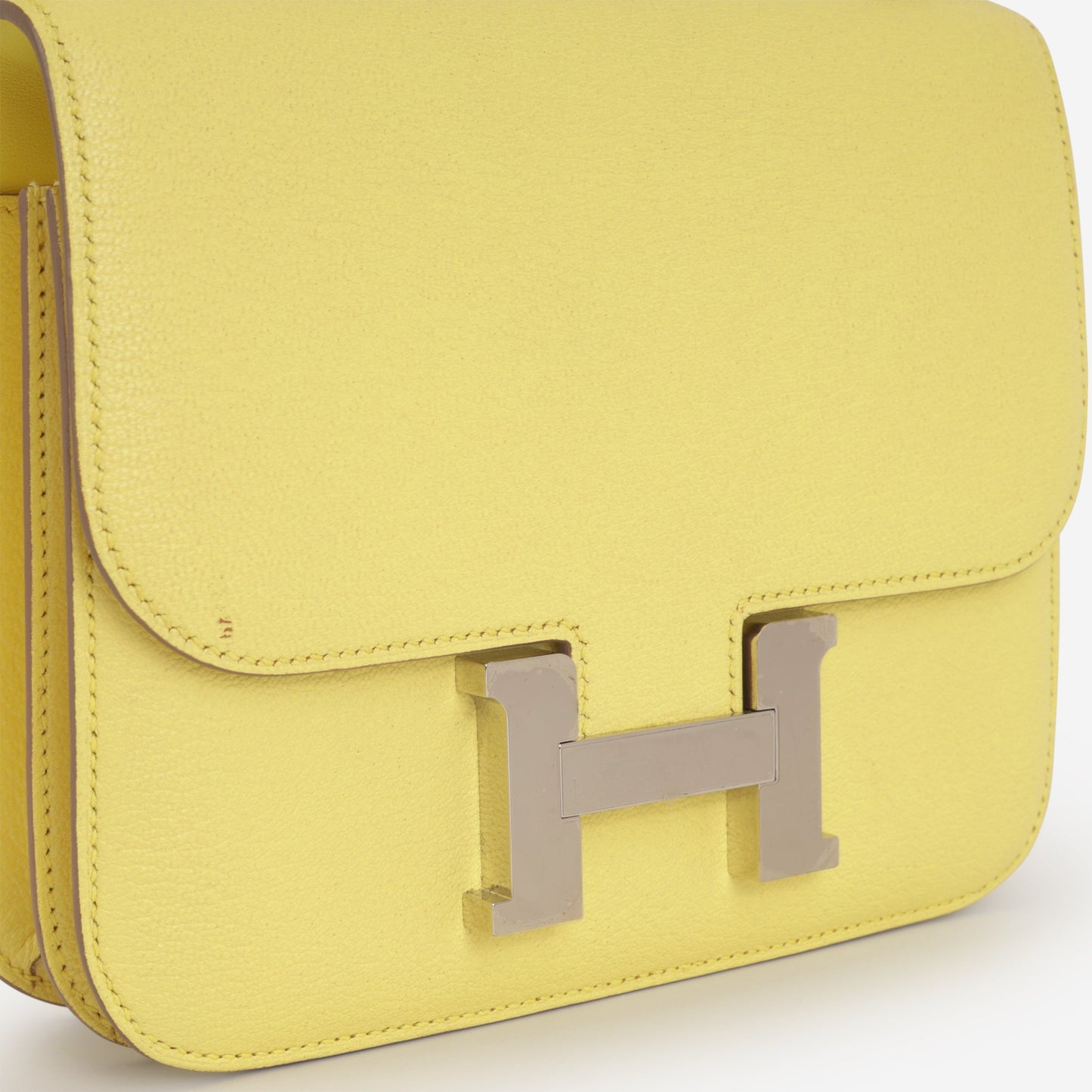 Hermès Constance 18 - Limoncello Chevre | Palladium Hardware