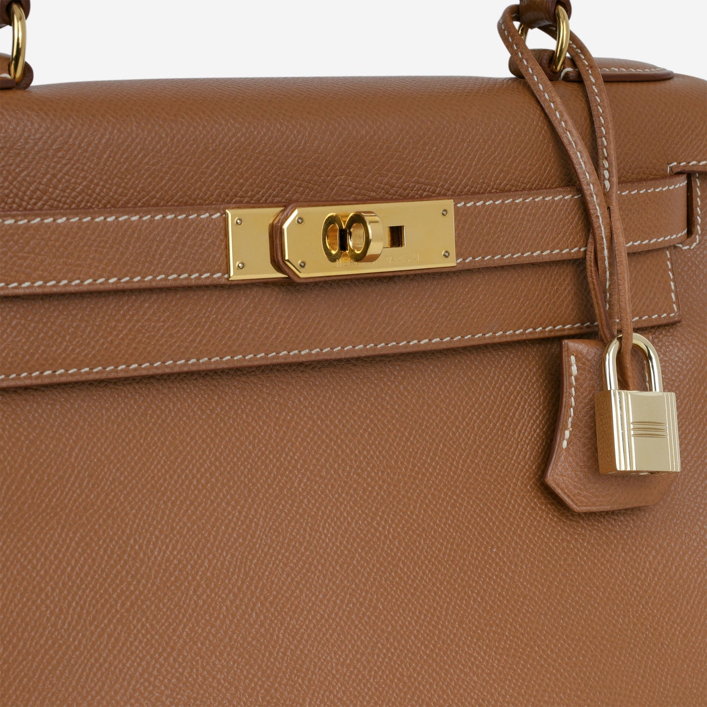 Hermès Vintage Kelly 28 - Gold Courchevel | Gold Hardware