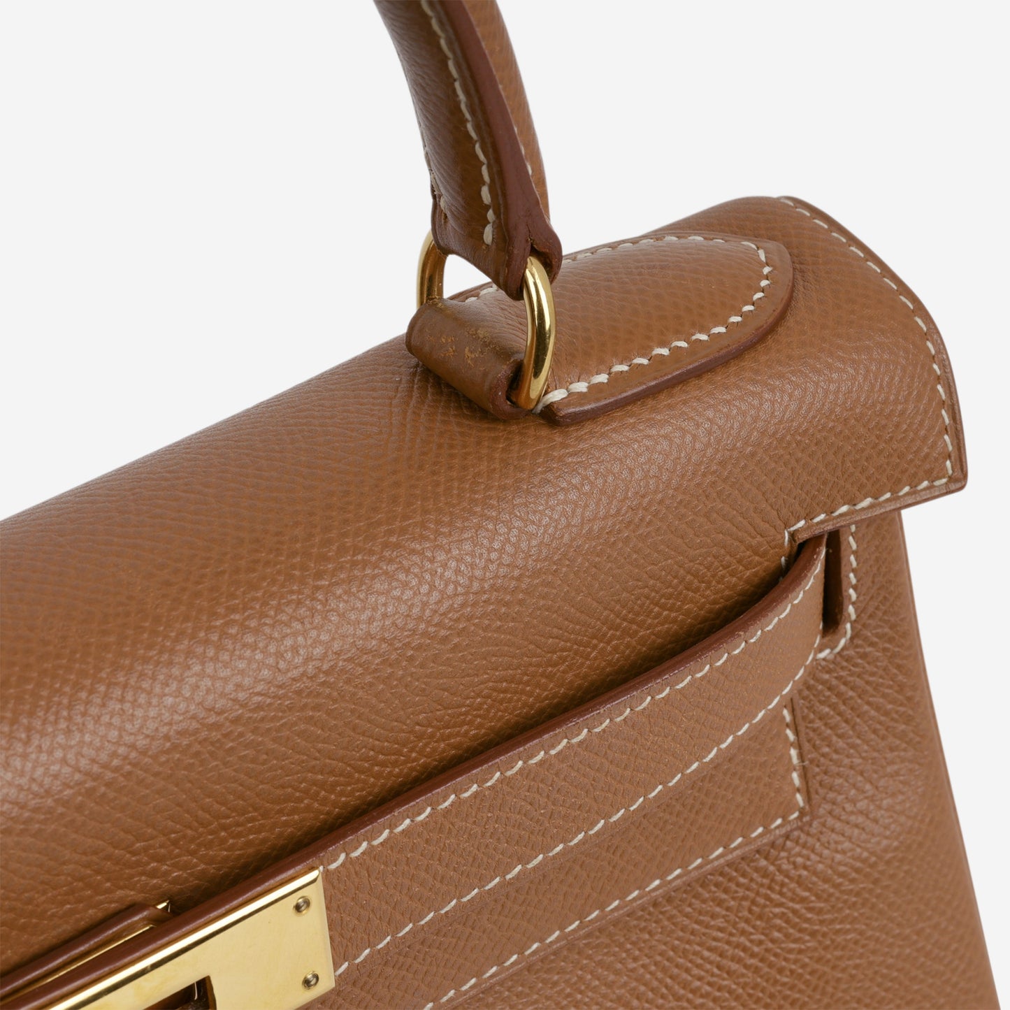 Hermès Vintage Kelly 28 - Gold Courchevel | Gold Hardware