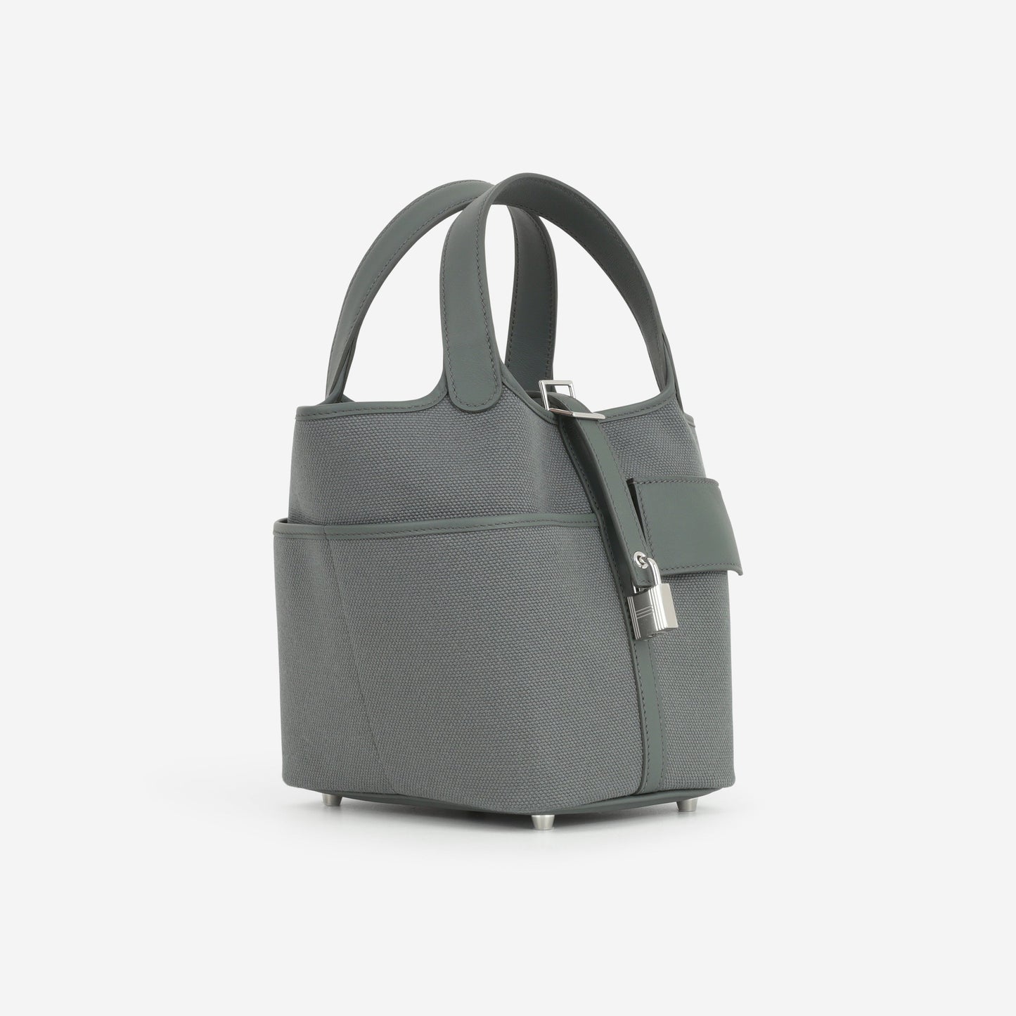 Hermès Picotin 18 Cargo - Vert Mangrove Canvas / Swift | Palladium Hardware
