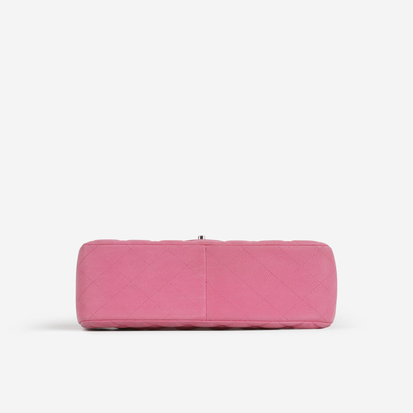 Chanel Classic Jumbo Double Flap - Pink Matte Caviar | Silver Hardware
