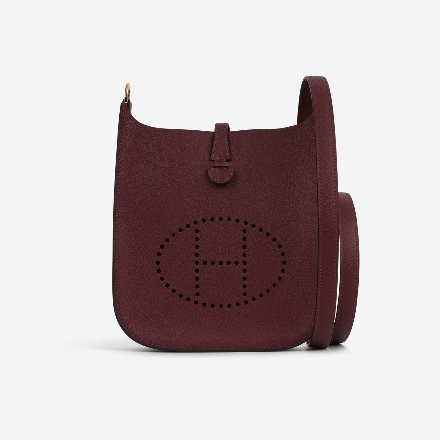 Hermès Mini Evelyne 16 Sellier - Rouge H Epsom | Gold Hardware